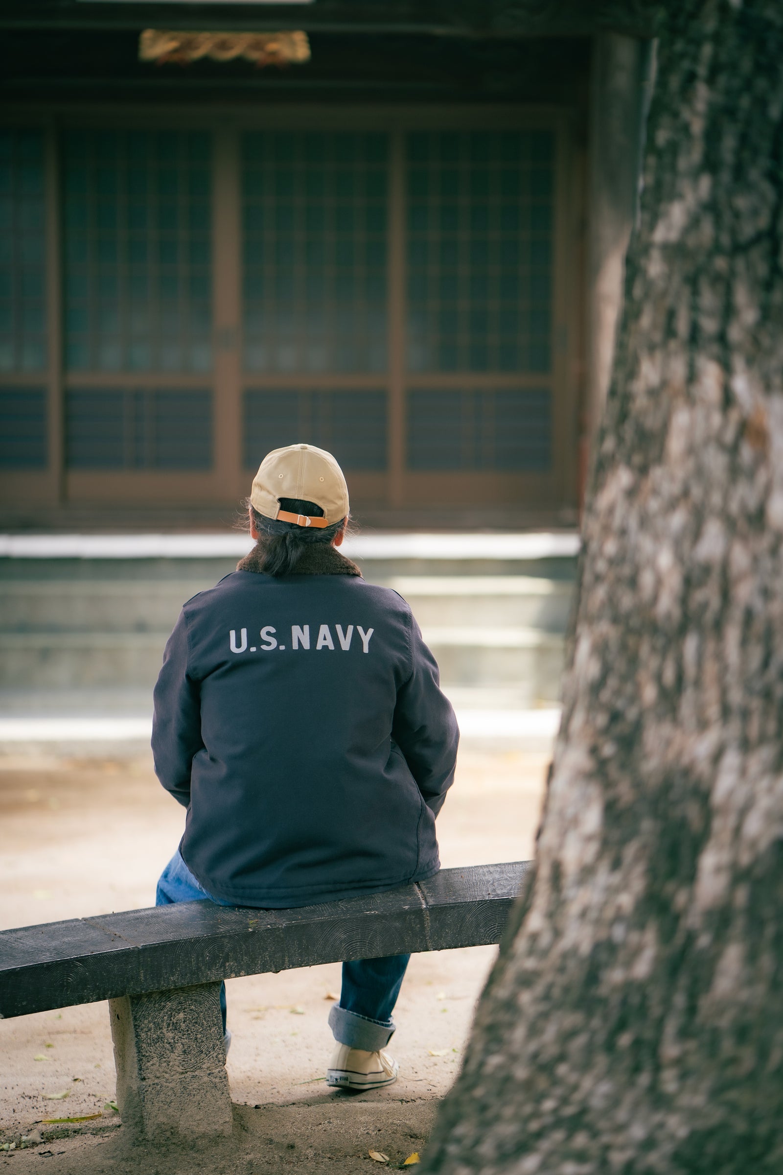 N-1 DECK JACKET (NAVY) / STENCIL Gallery Image 5