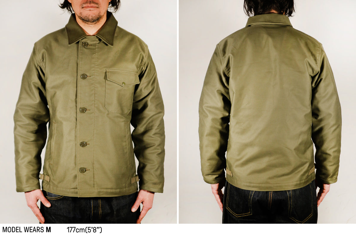 U.S.N. A-2 DECK JACKET REAL McCOY MFG. Fit Guide