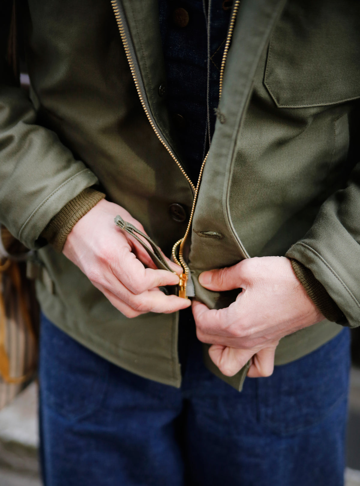 U.S.N. A-2 DECK JACKET REAL McCOY MFG. Gallery Image 3