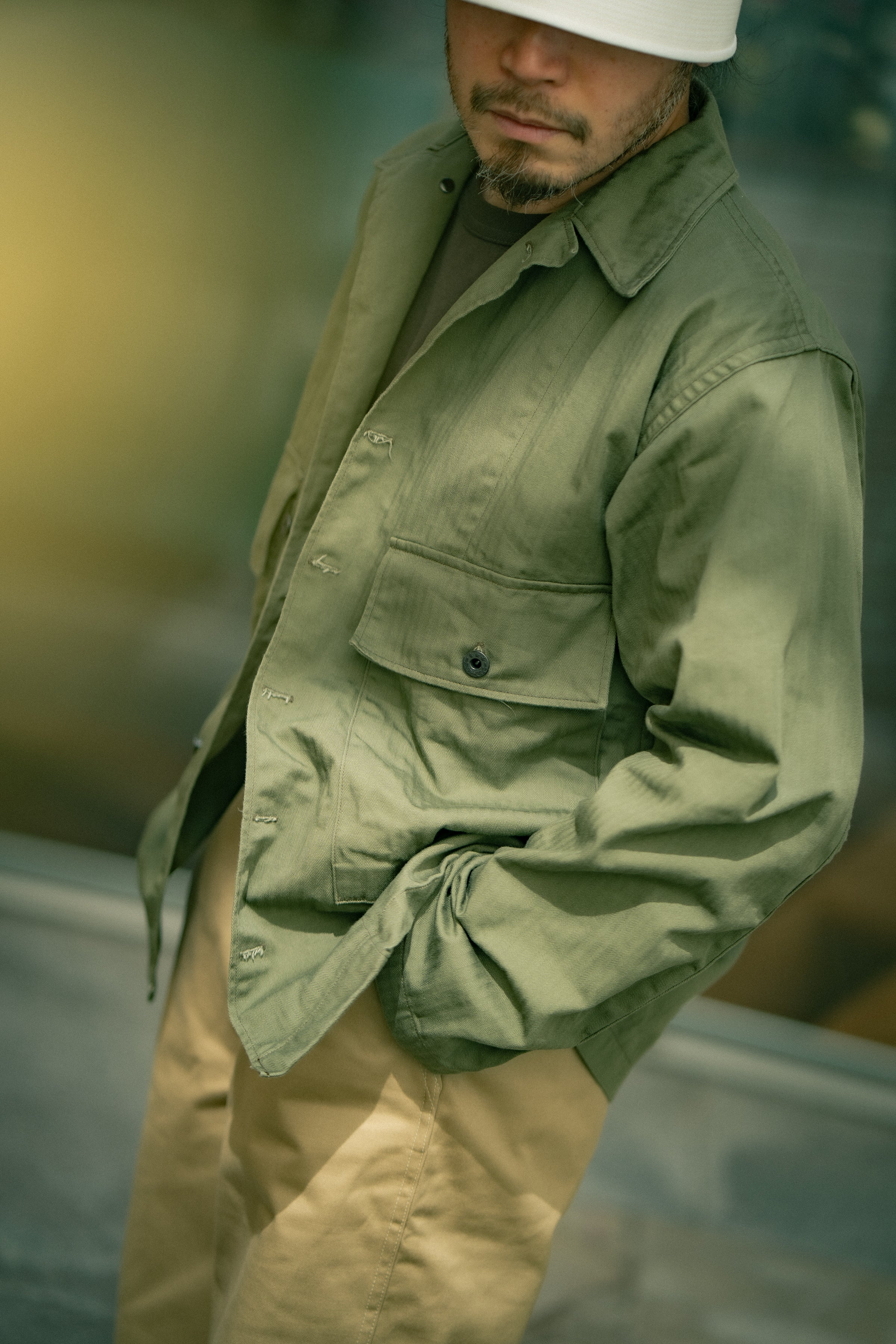 U.S.N. JACKETS HERRINGBONE TWILL – The Real McCoy's