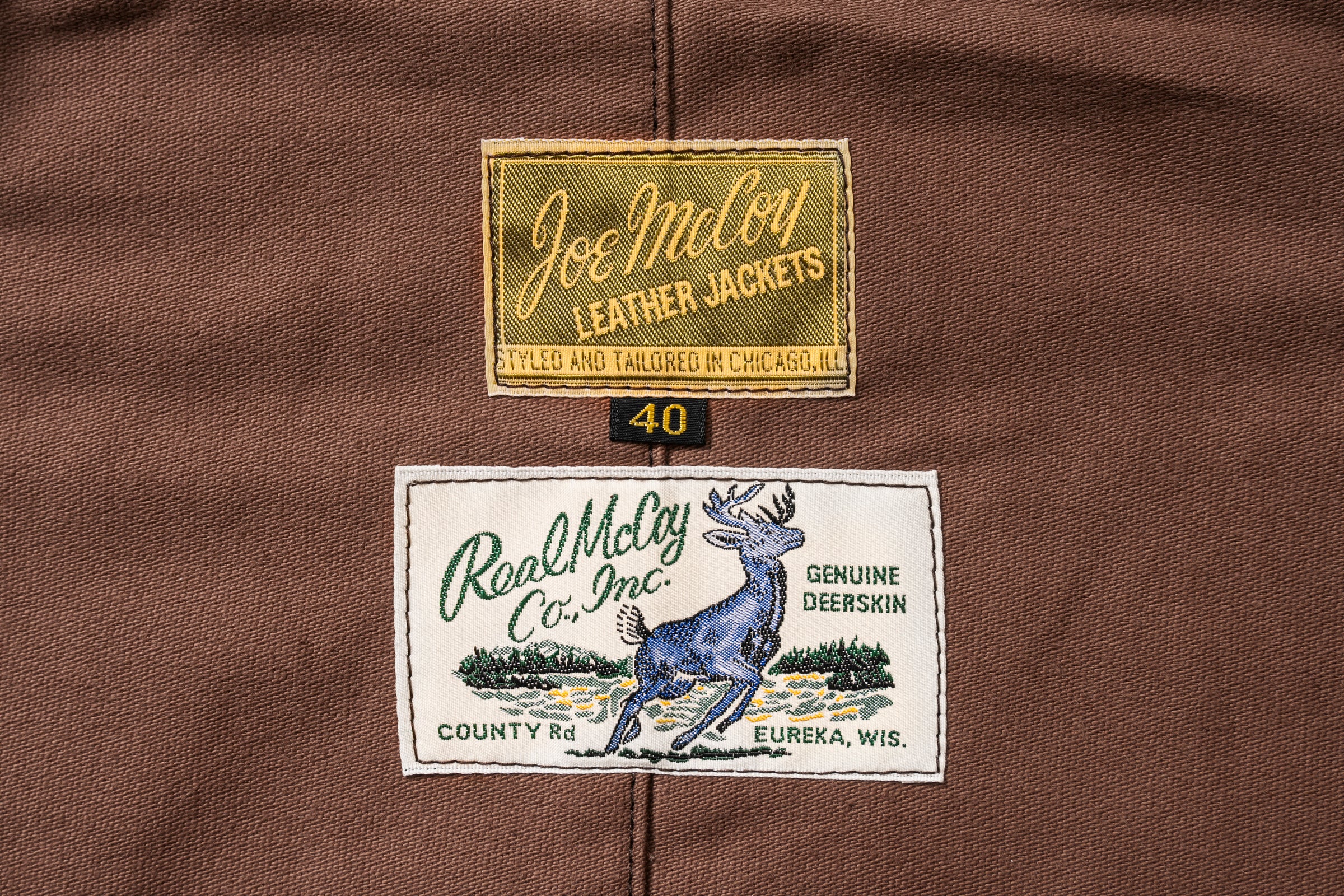 30s LEATHER SPORTS JACKET / FREEMAN (DEERSKIN) – The Real McCoy's