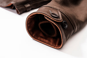 30s LEATHER SPORTS JACKET / FREEMAN (DEERSKIN)