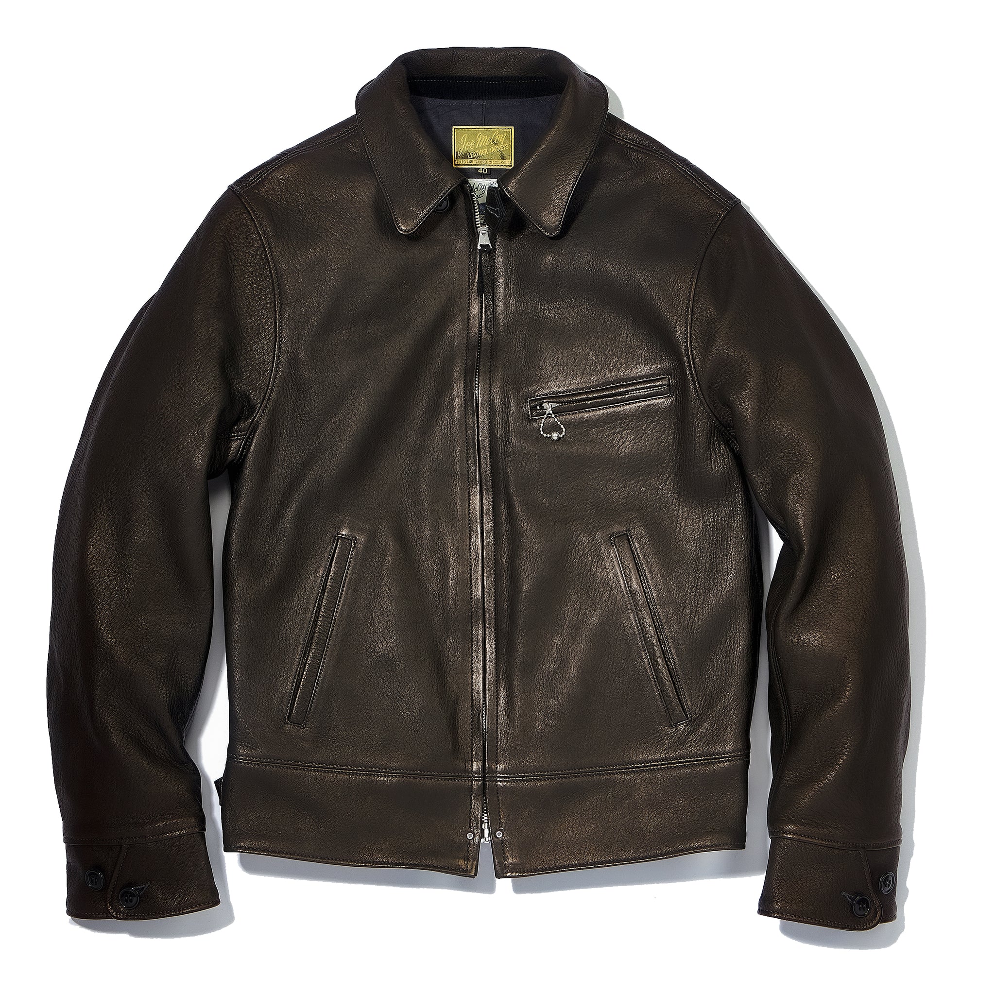 30s LEATHER SPORTS JACKET / FREEMAN (DEERSKIN)