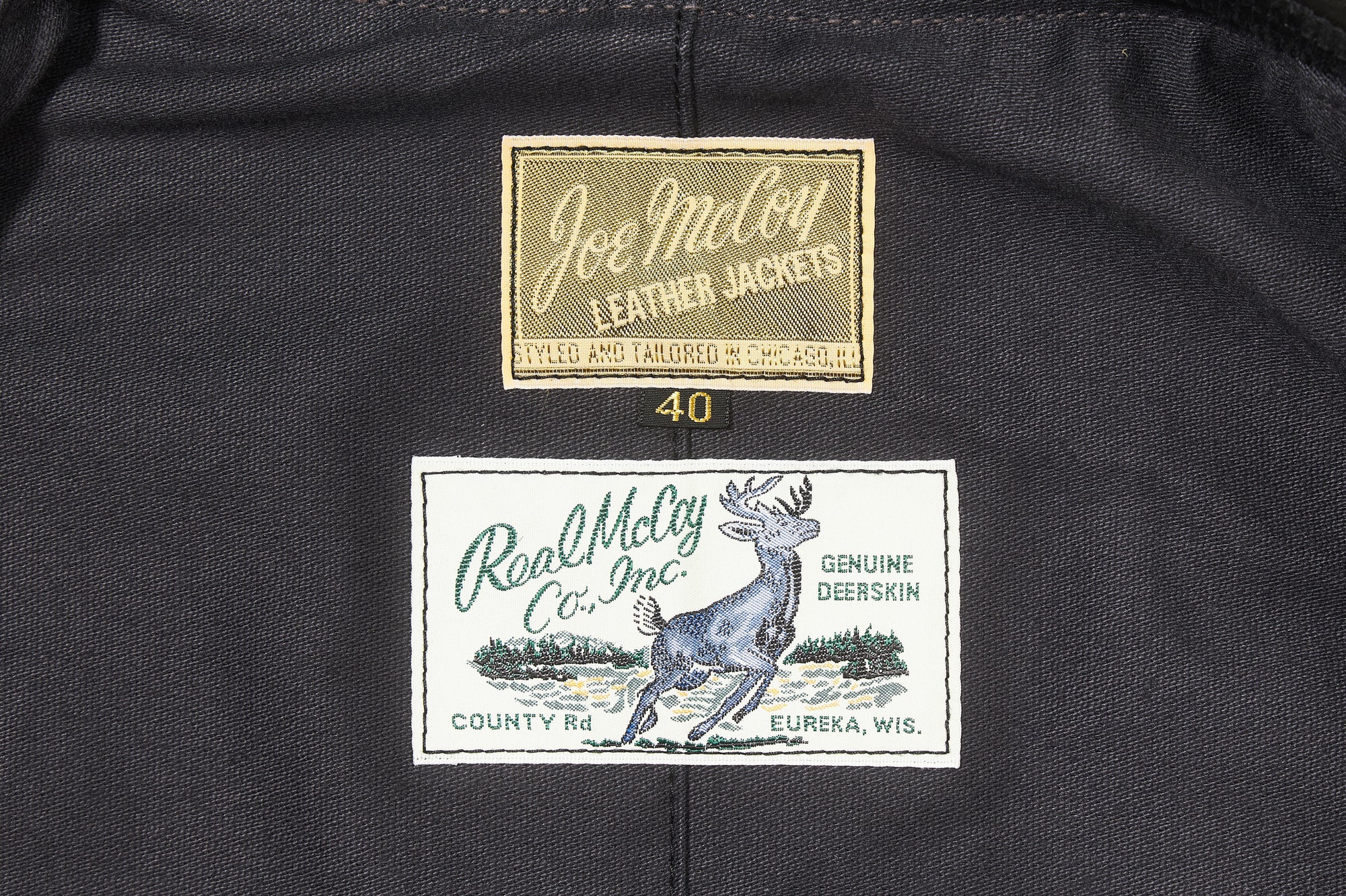 30s LEATHER SPORTS JACKET / FREEMAN (DEERSKIN)