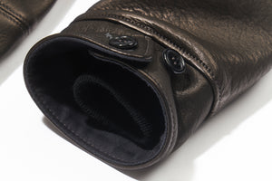 30s LEATHER SPORTS JACKET / FREEMAN (DEERSKIN)