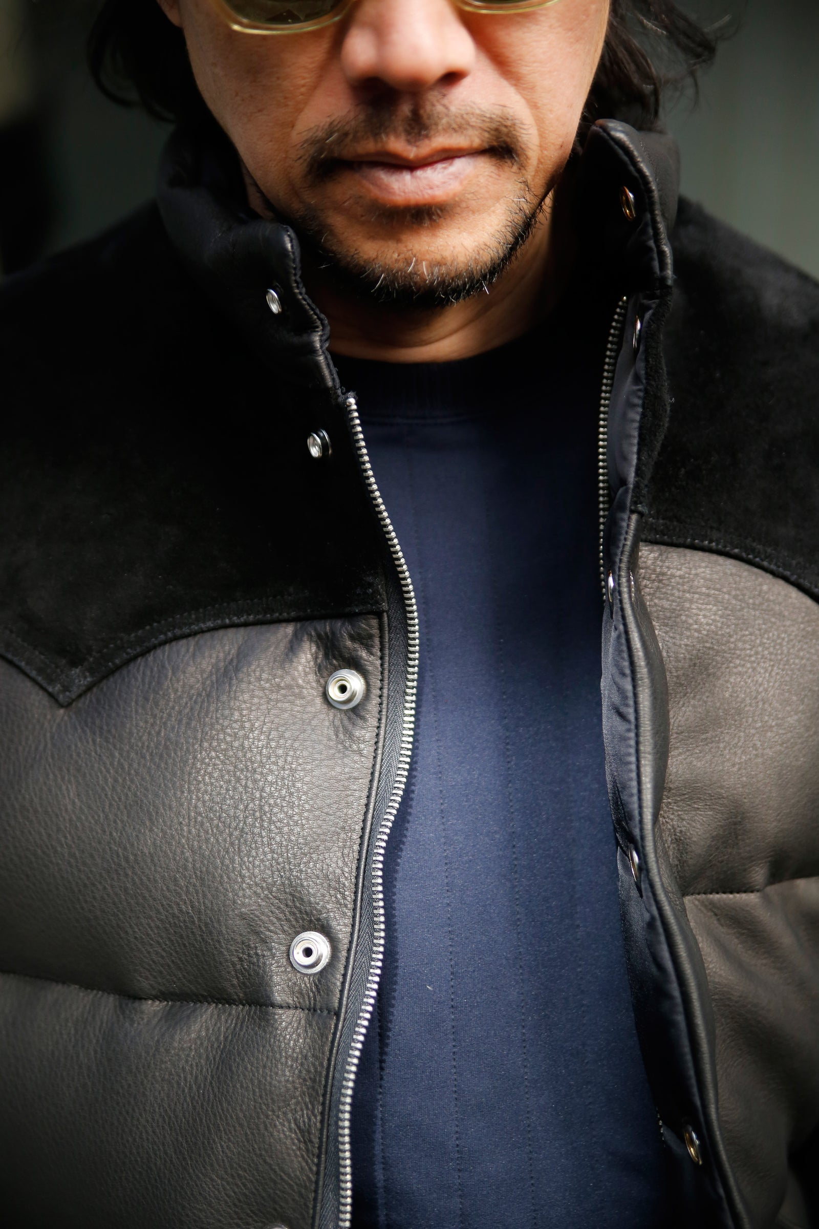 DEERSKIN DOWN VEST Gallery Image 2