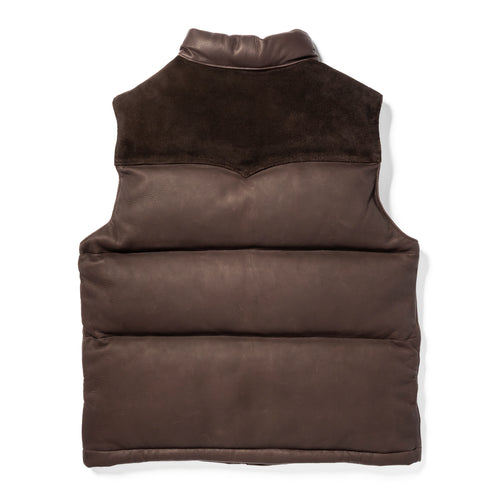 DEERSKIN DOWN VEST – The Real McCoy's