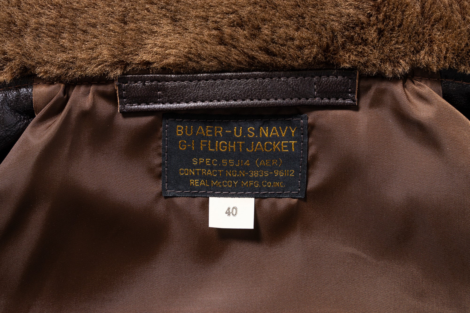 TYPE G-1 REAL McCOY MFG. CO. / 55J14