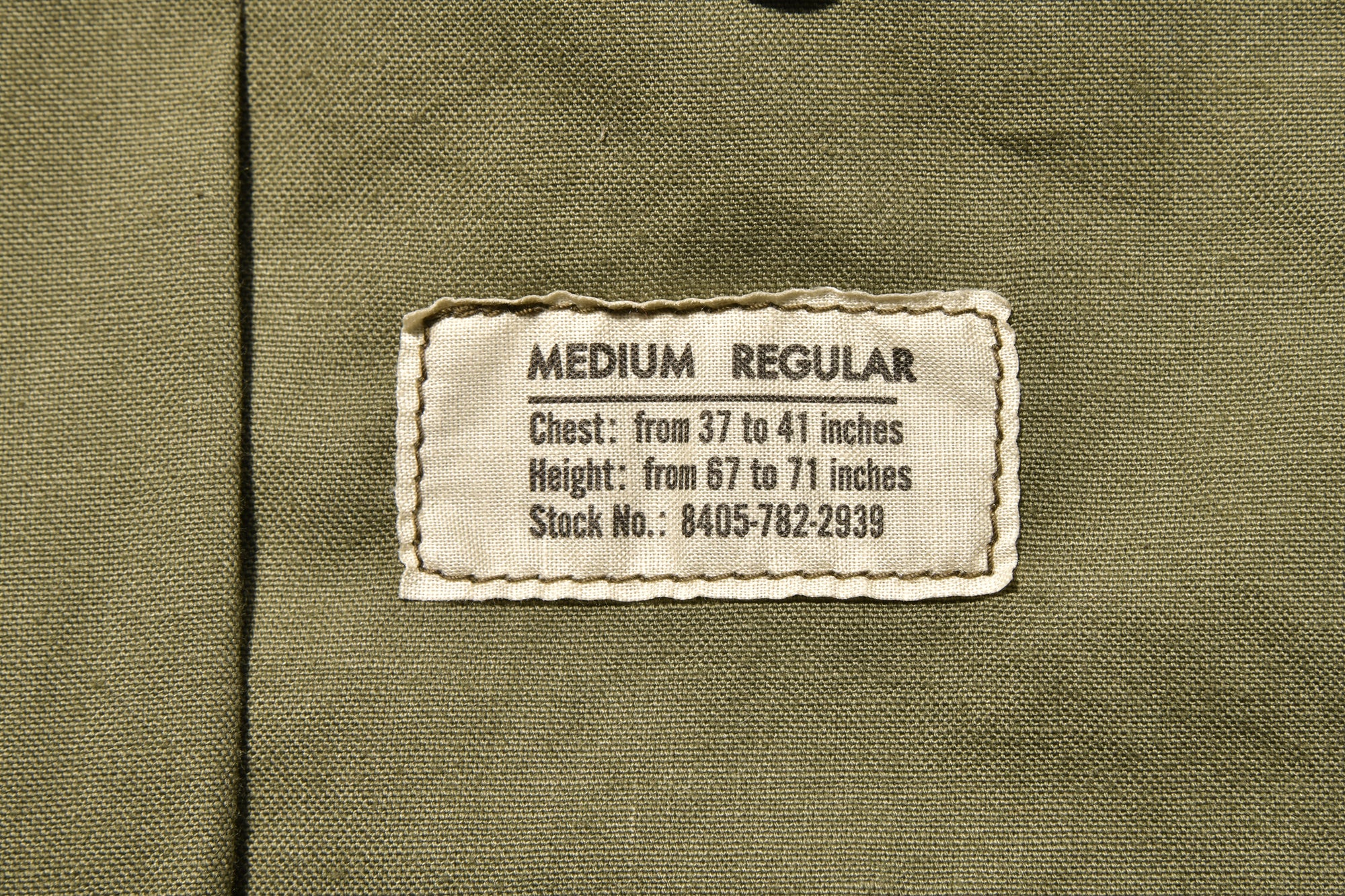 COAT, MAN'S, FIELD, M-65 / EARLY MODEL