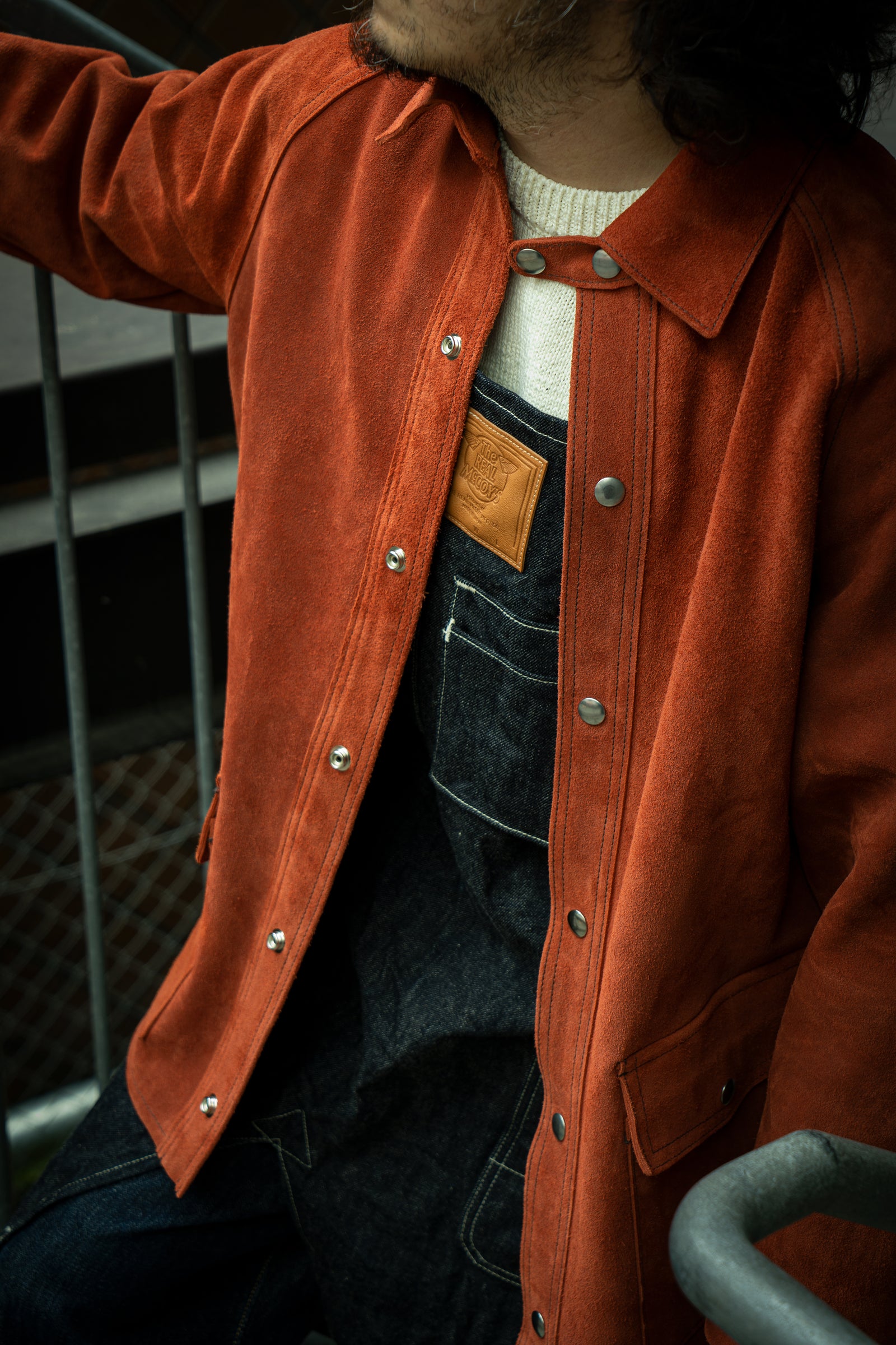 8HU LEATHER WELDER JACKET Gallery Image 1