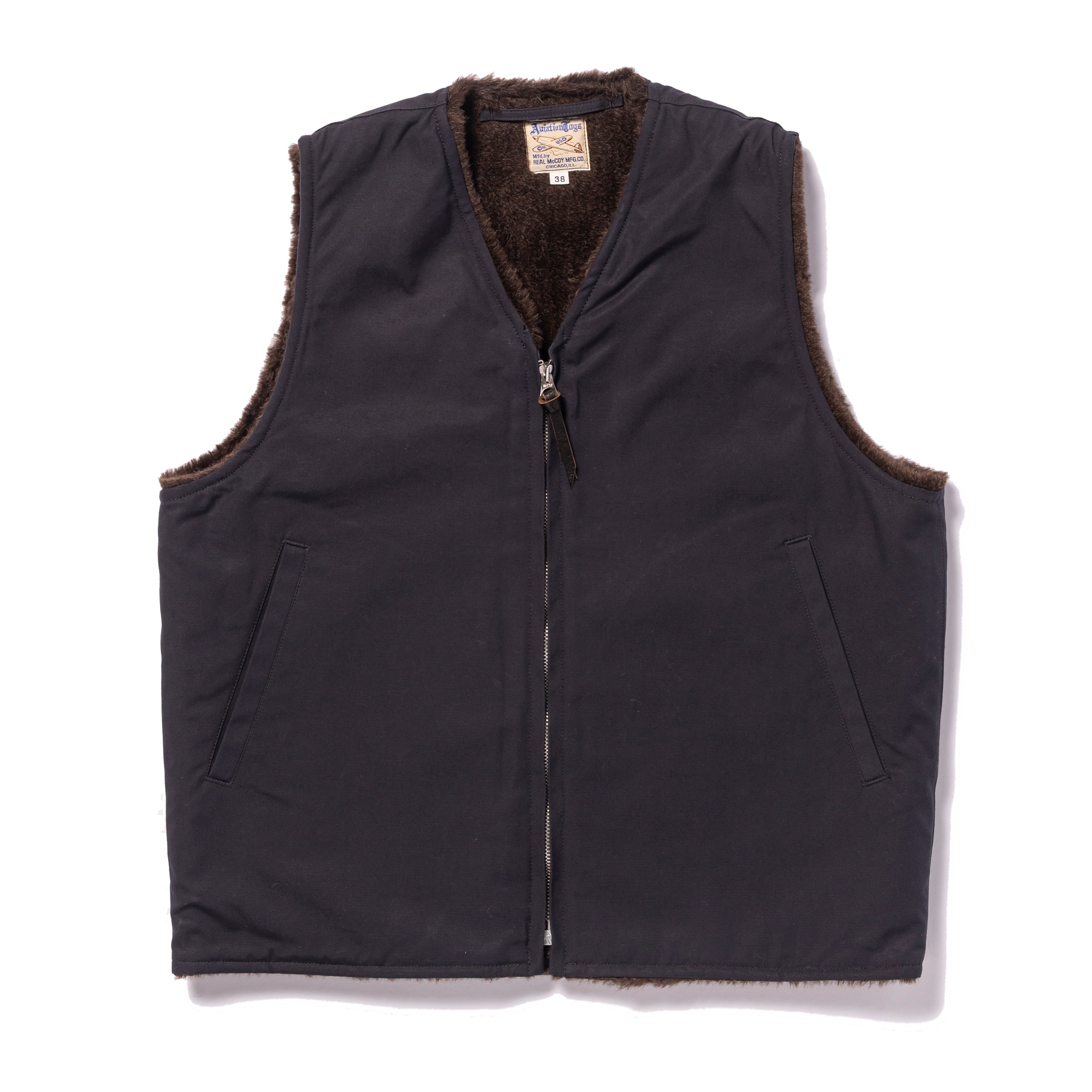 ジャケット・アウター THE REAL McCOY'S USN ALPACA VEST USN ALPACA VEST – The Real McCoy's