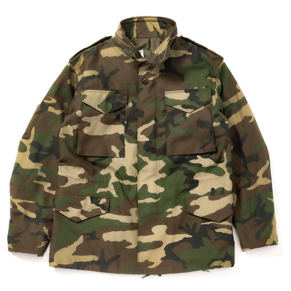 COAT, MAN'S, FIELD, M-65 / WOODLAND PATTERN - OLIVE / S