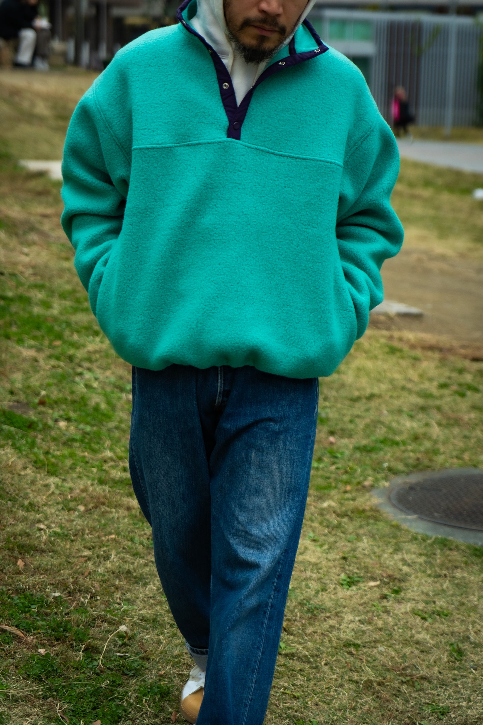 SNAP FRONT PULL-OVER FLEECE Gallery Image 5