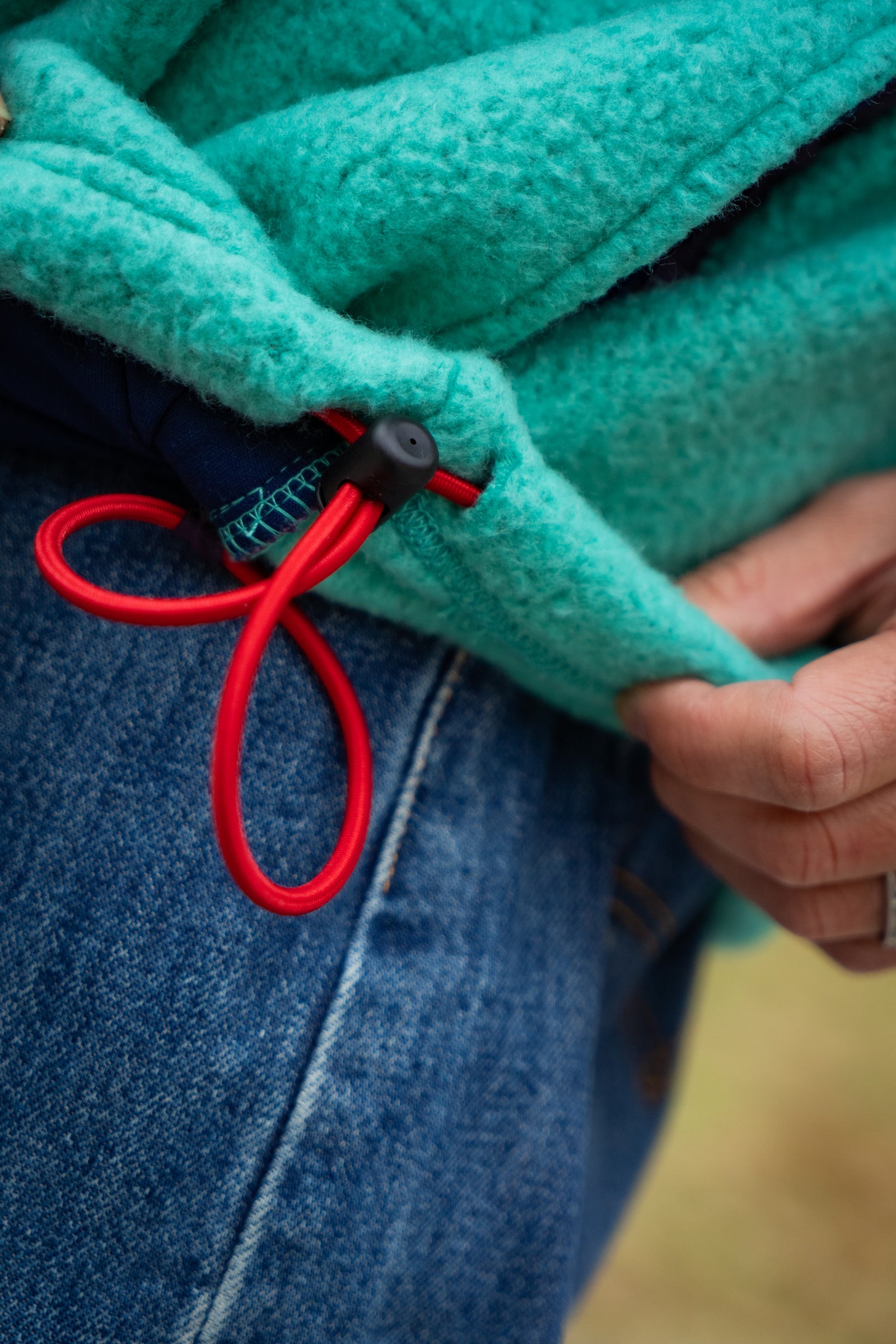 SNAP FRONT PULL-OVER FLEECE Gallery Image