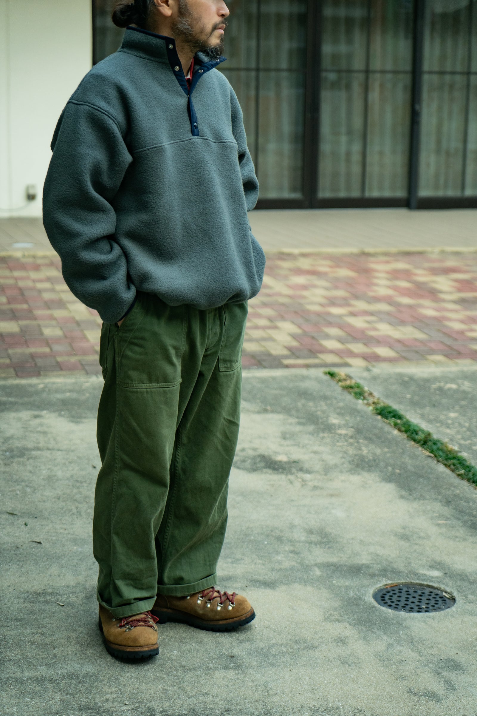 SNAP FRONT PULL-OVER FLEECE Gallery Image 5