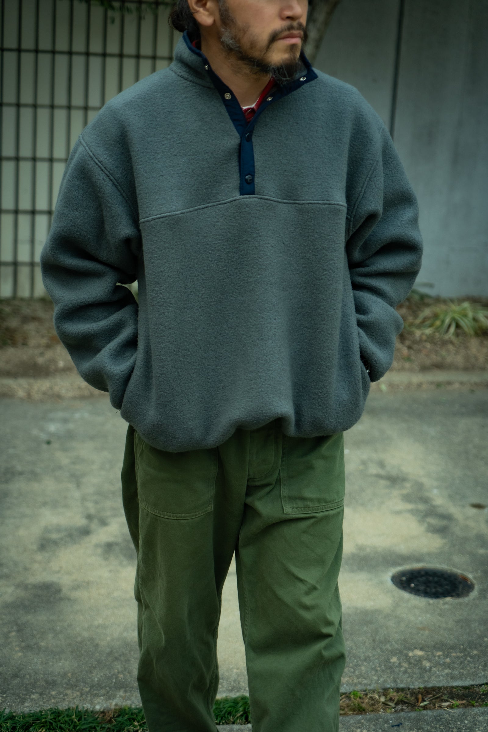 SNAP FRONT PULL-OVER FLEECE Gallery Image 6