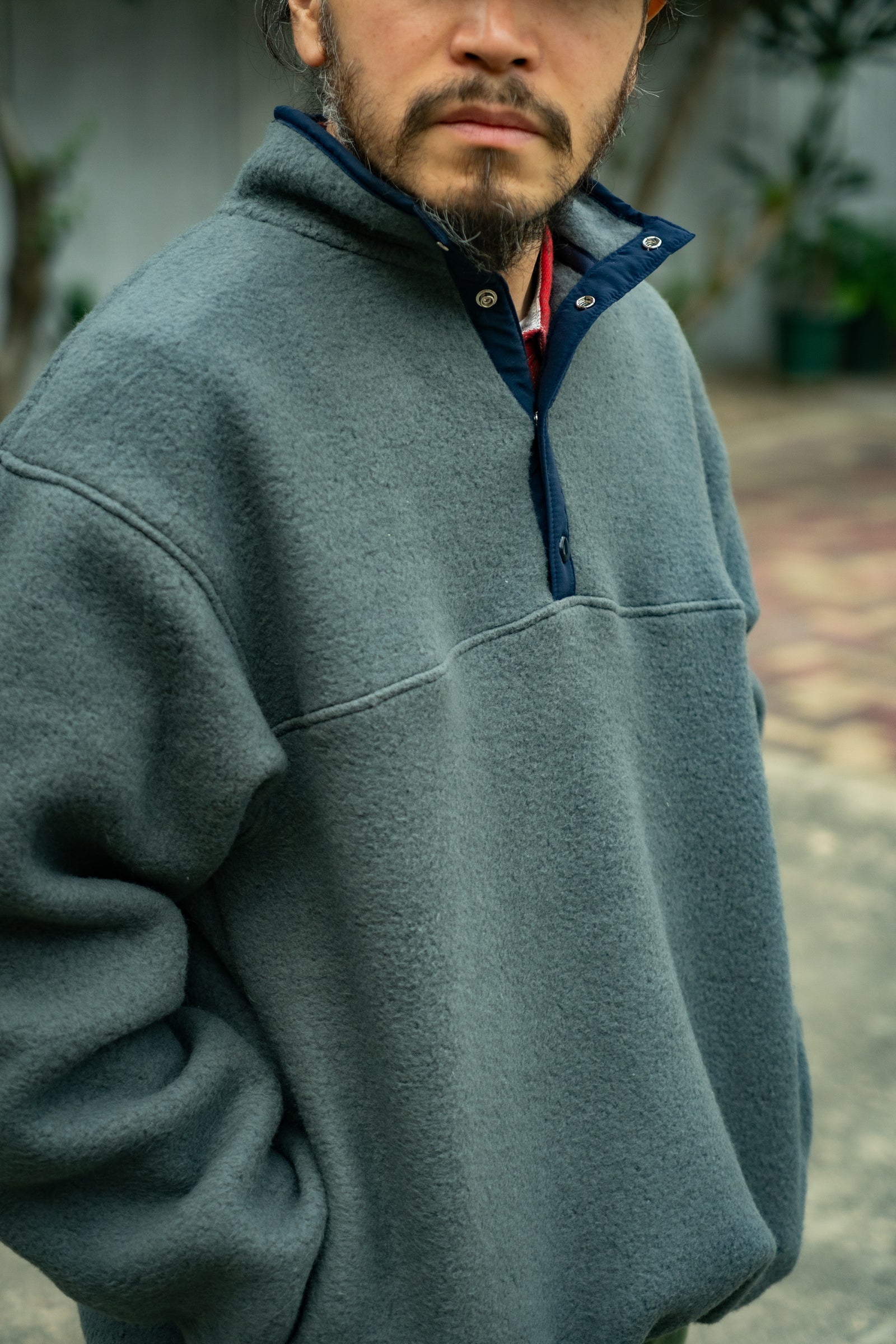 SNAP FRONT PULL-OVER FLEECE Gallery Image 7
