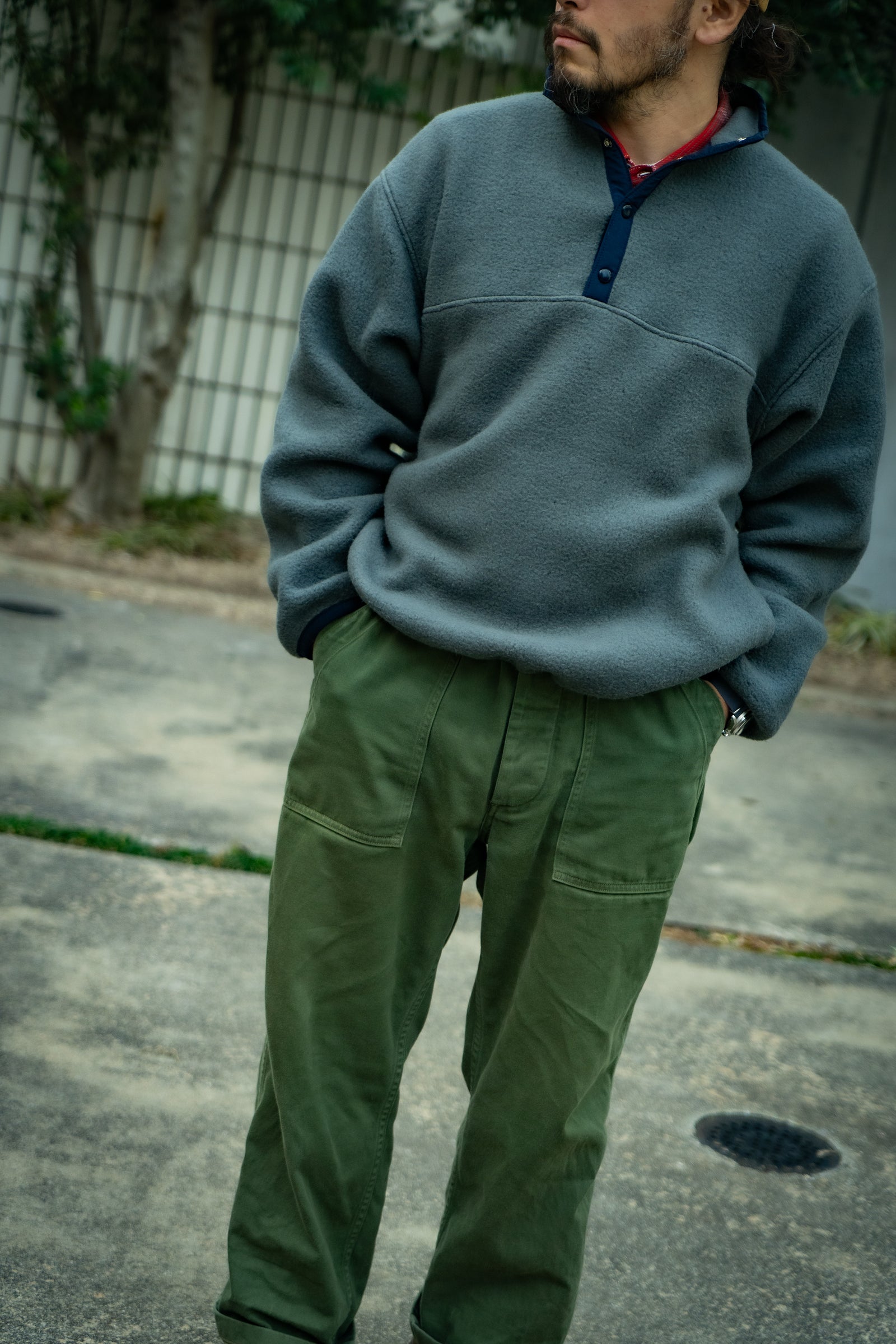 SNAP FRONT PULL-OVER FLEECE Gallery Image 8