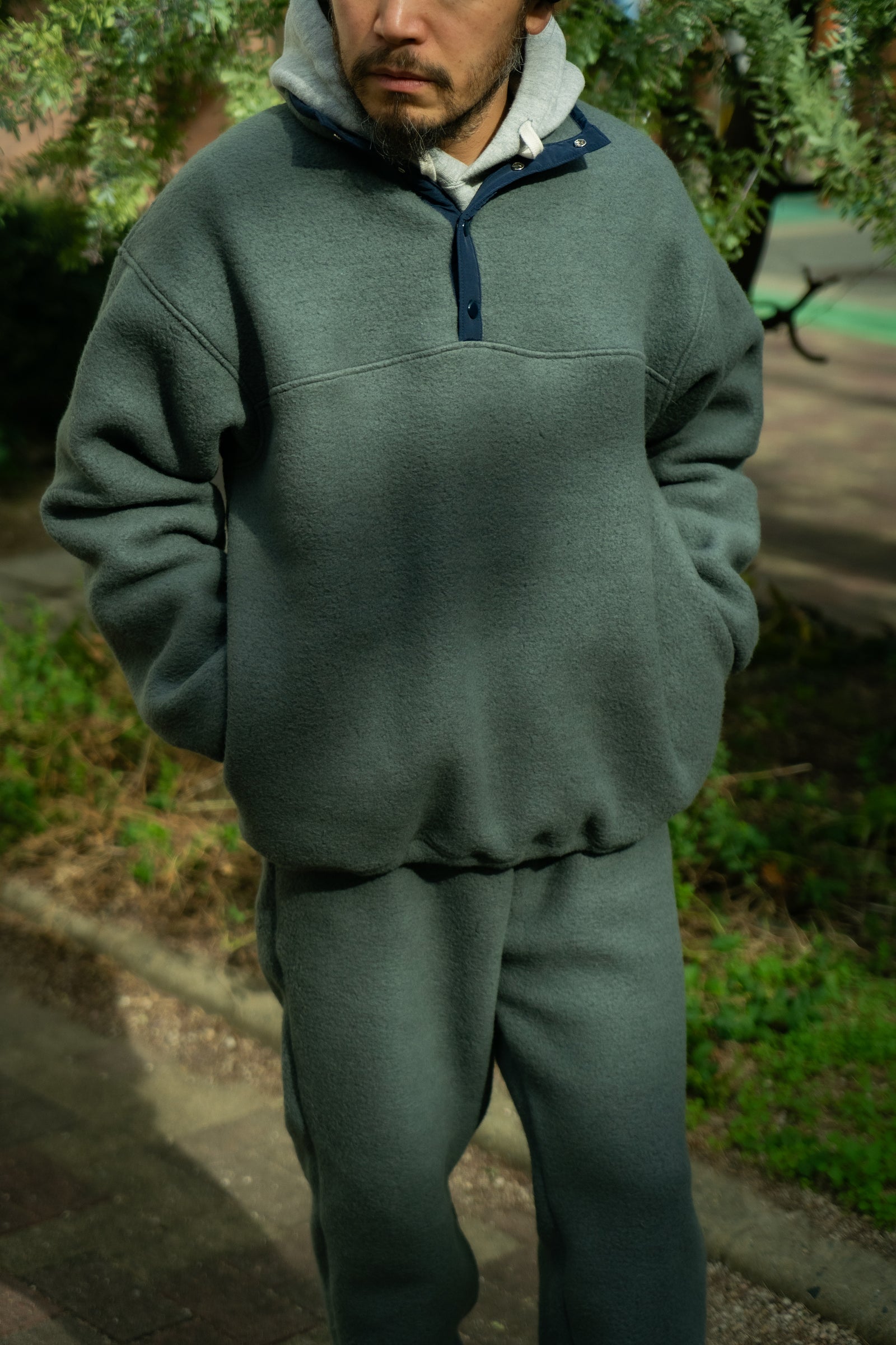 SNAP FRONT PULL-OVER FLEECE Gallery Image 10