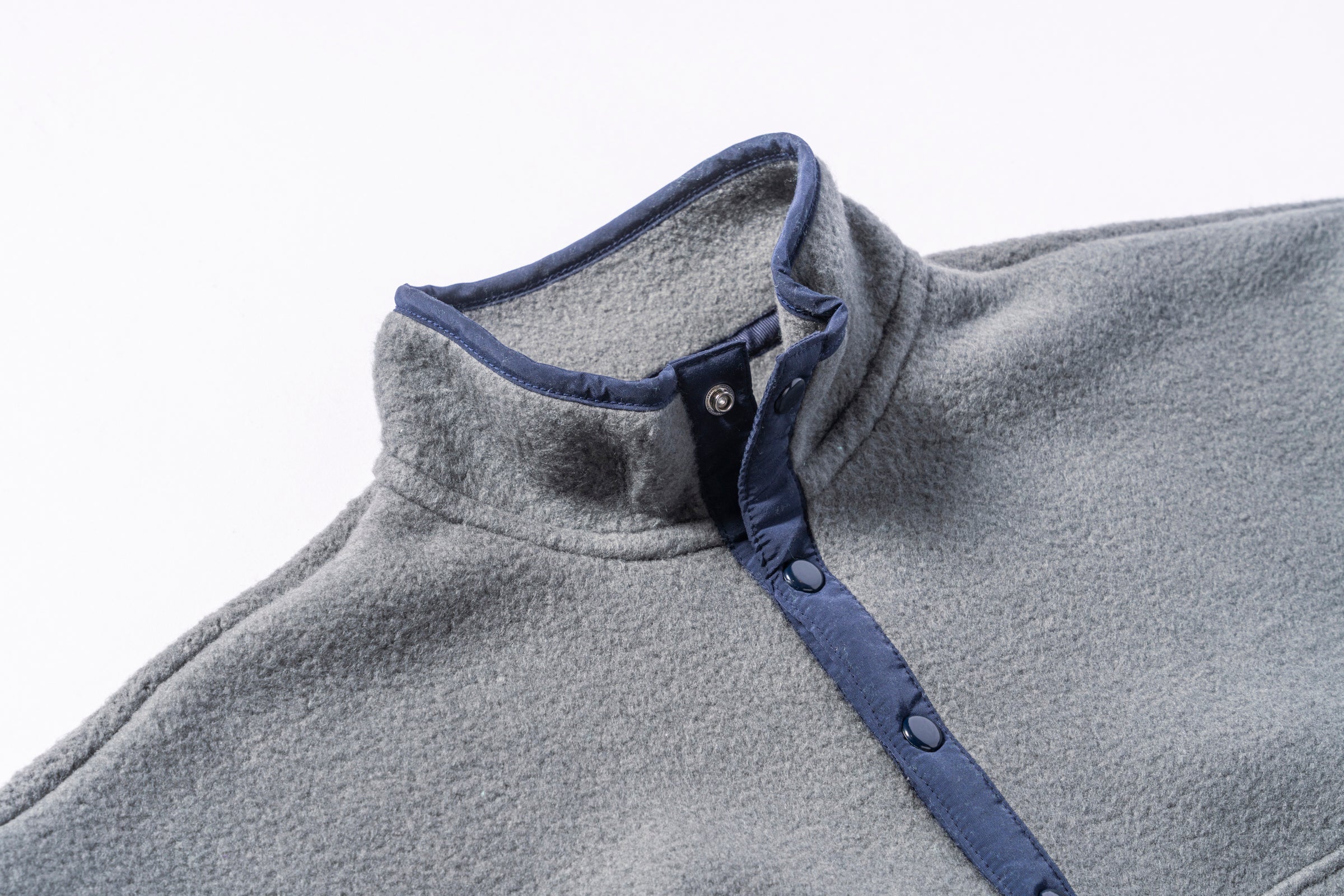 SNAP FRONT PULL-OVER FLEECE – The Real McCoy's