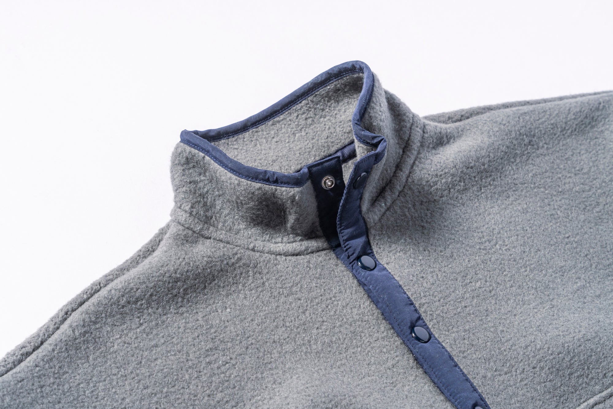 SNAP FRONT PULL-OVER FLEECE
