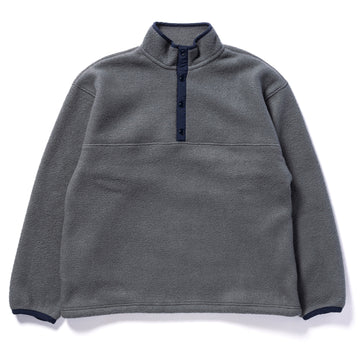 SNAP FRONT PULL-OVER FLEECE