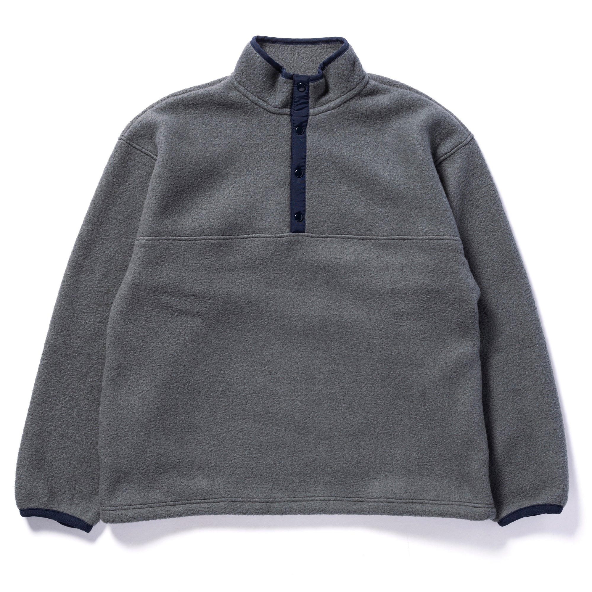 SNAP FRONT PULL-OVER FLEECE