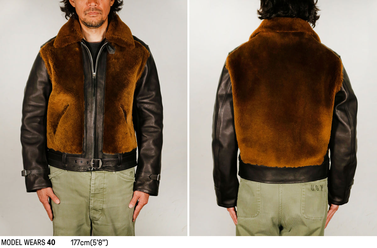 AKLAK GRIZZLY JACKET / BLACK,BROWN Fit Guide