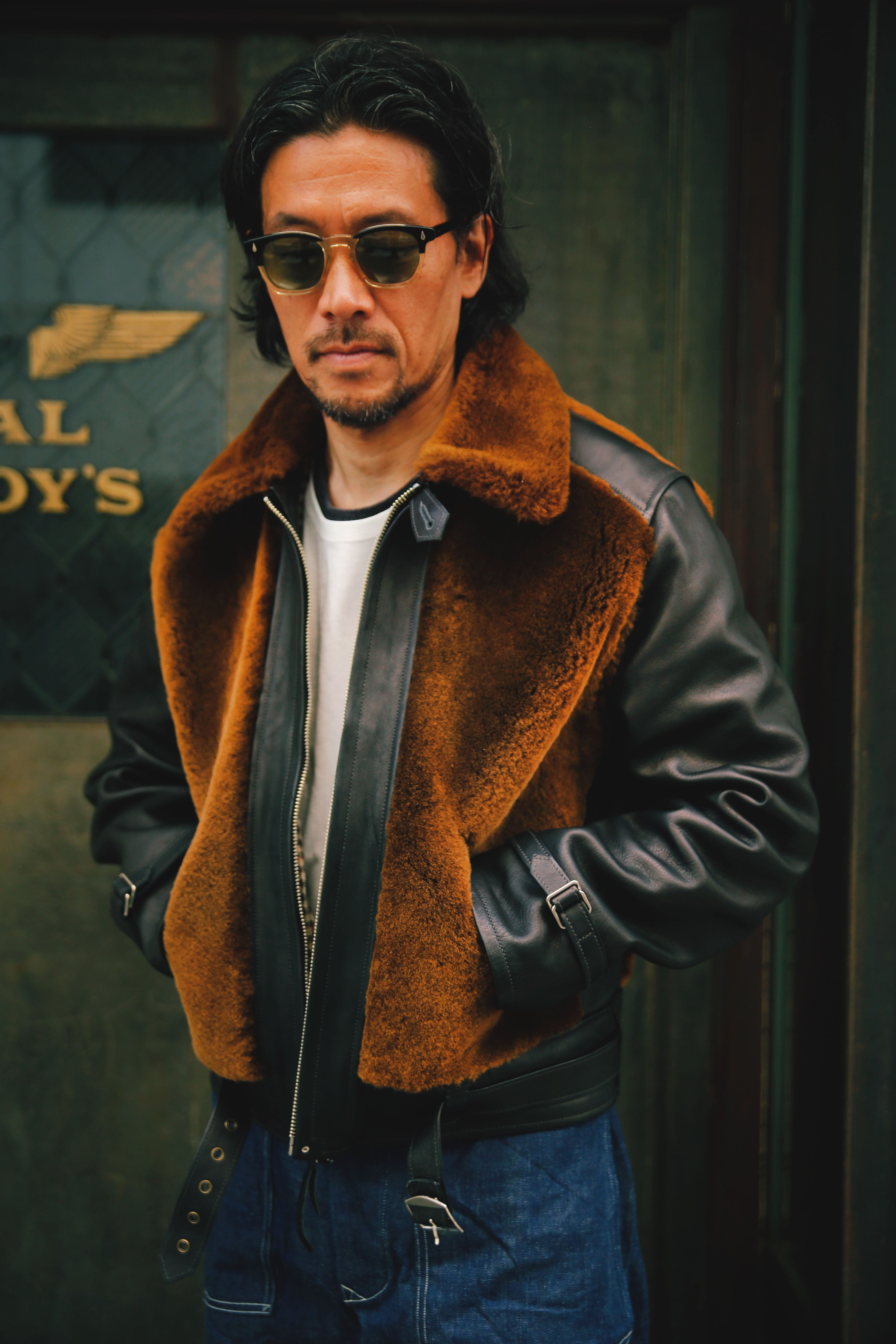 AKLAK GRIZZLY JACKET / BLACK,BROWN – The Real McCoy's