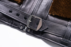 AKLAK GRIZZLY JACKET / BLACK,BROWN