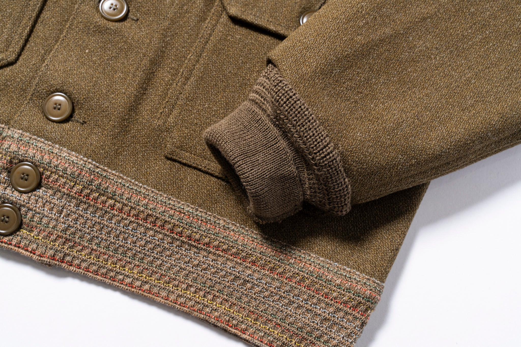 C.C.C. WOOL JACKET / OLIVE