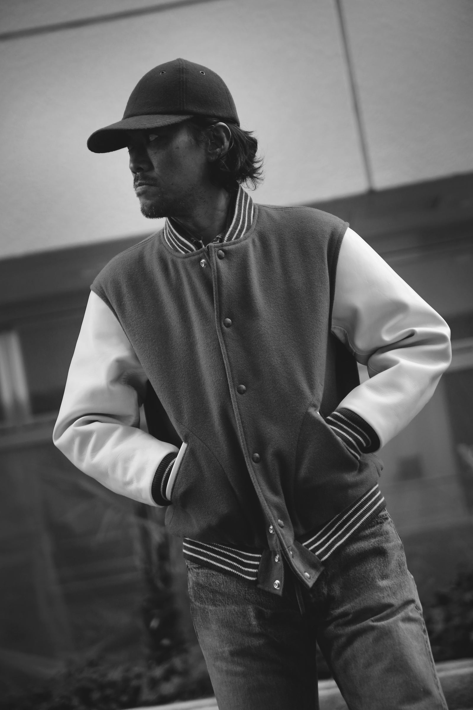 WOOL VARSITY JACKET Gallery Image 1