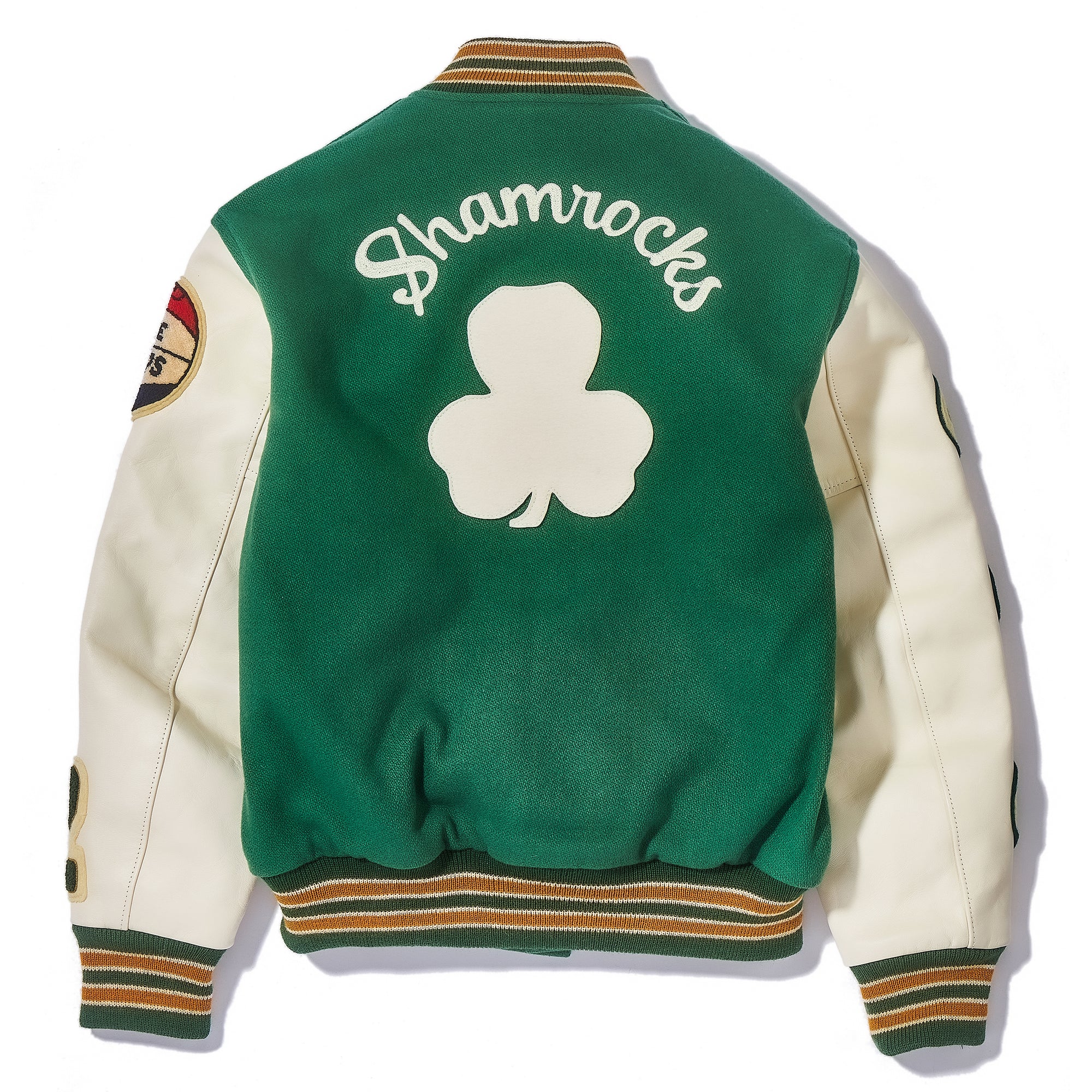 WOOL VARSITY JACKET / SHAMROCKS