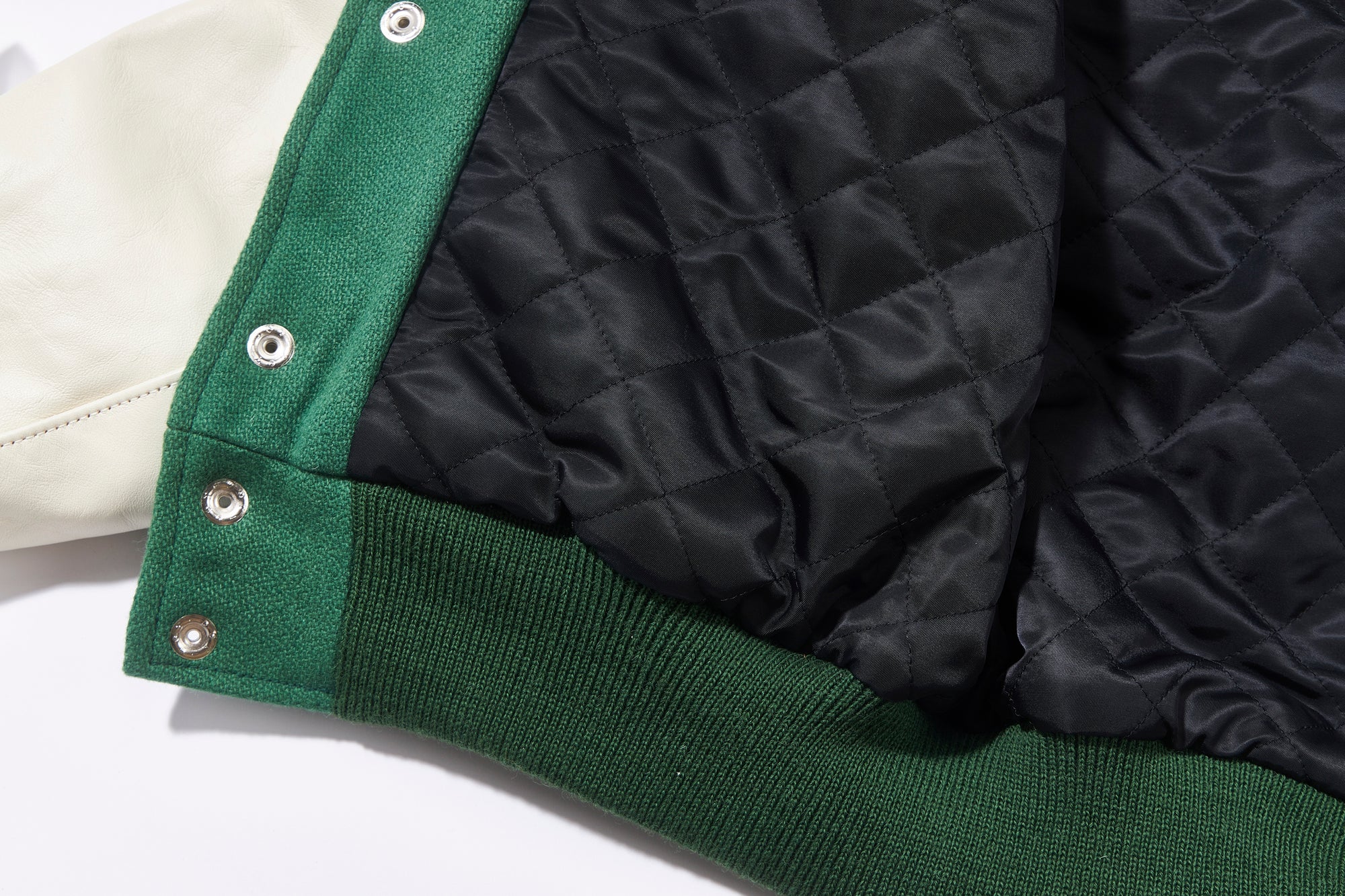 WOOL VARSITY JACKET / SHAMROCKS