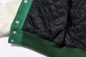 WOOL VARSITY JACKET / SHAMROCKS