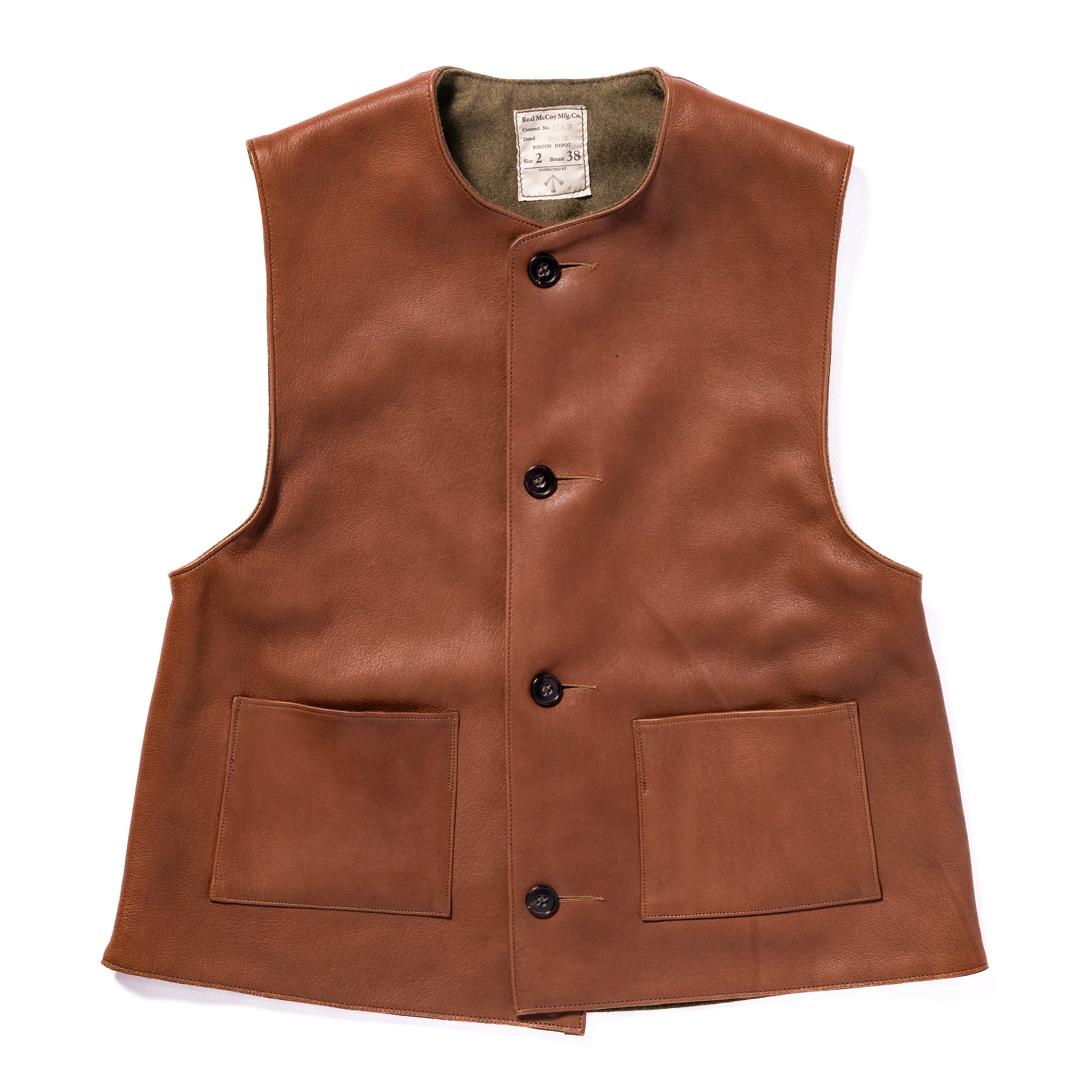 JERKIN VEST / SHEEPSKIN – The Real McCoy's