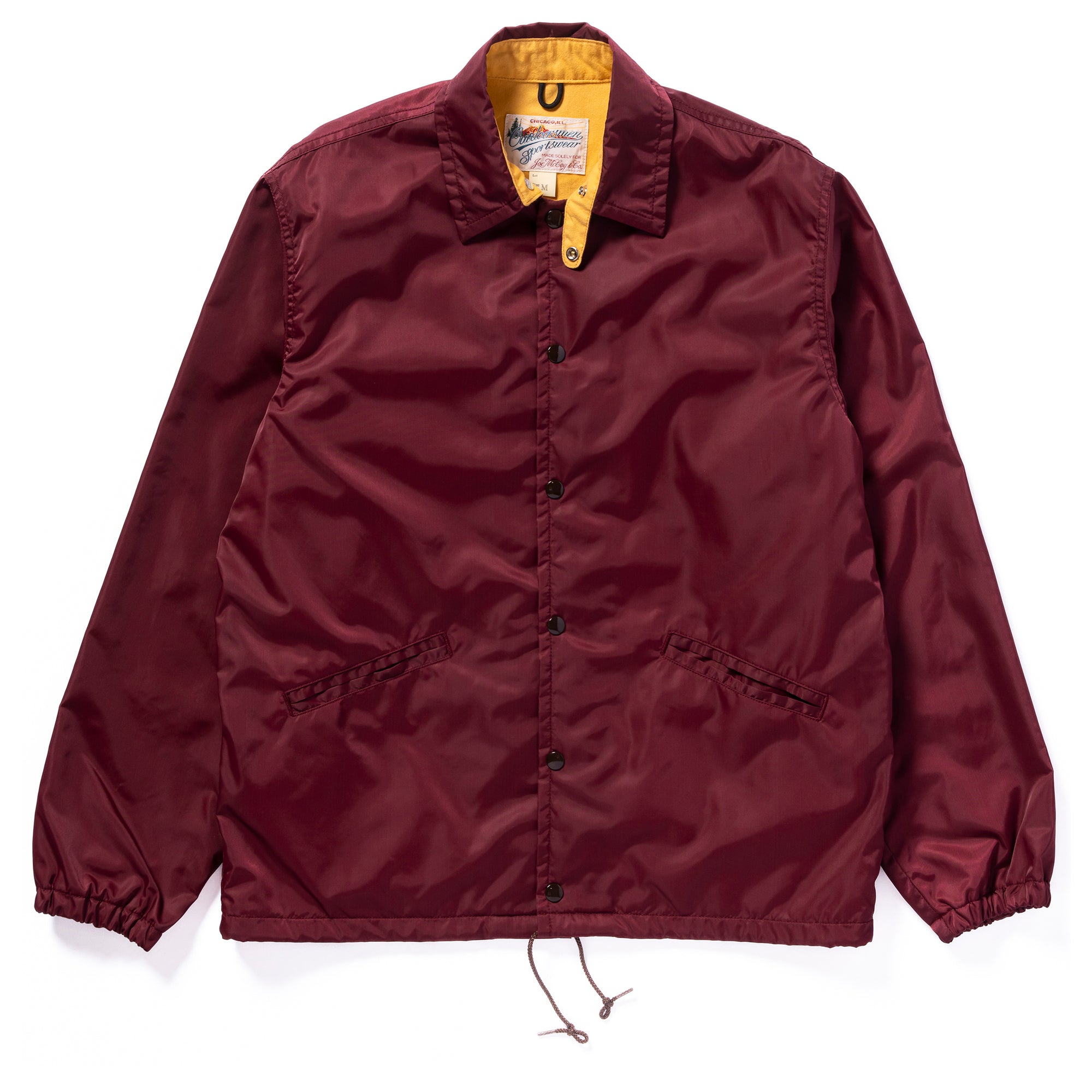NYLON COTTON LINED COACH JACKET