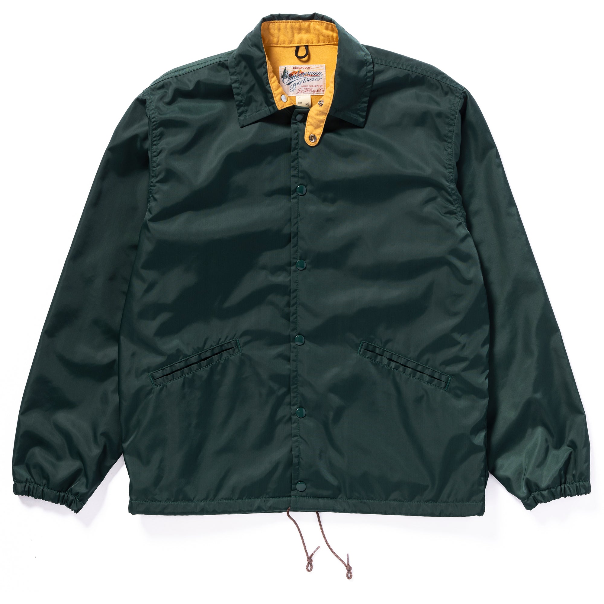NYLON COTTON LINED COACH JACKET