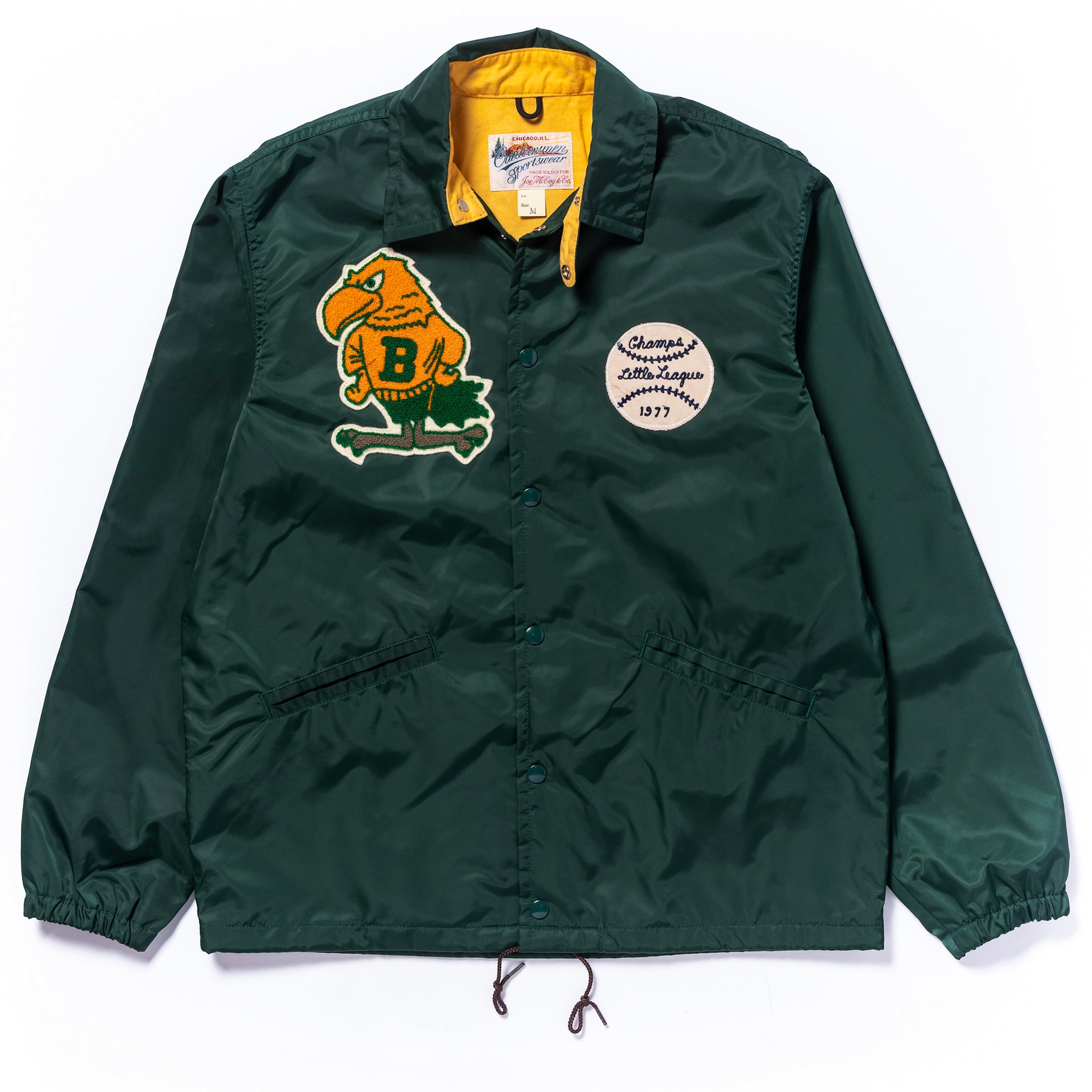 NYLON COACH JACKET / BIRDIES - FOREST / M