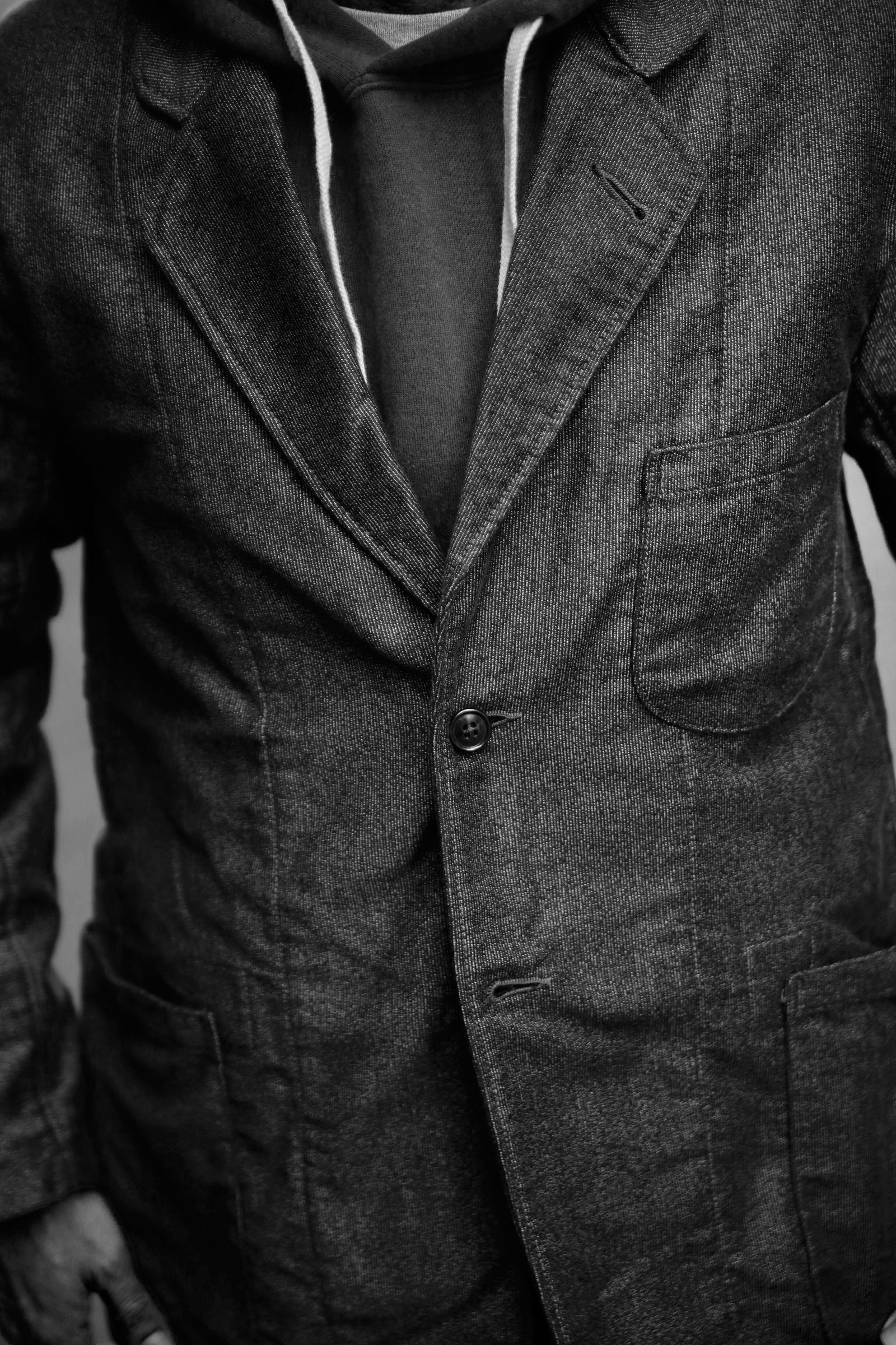 DOUBLE DIAMOND SACK COAT / PRINTED MOLESKIN Gallery Image