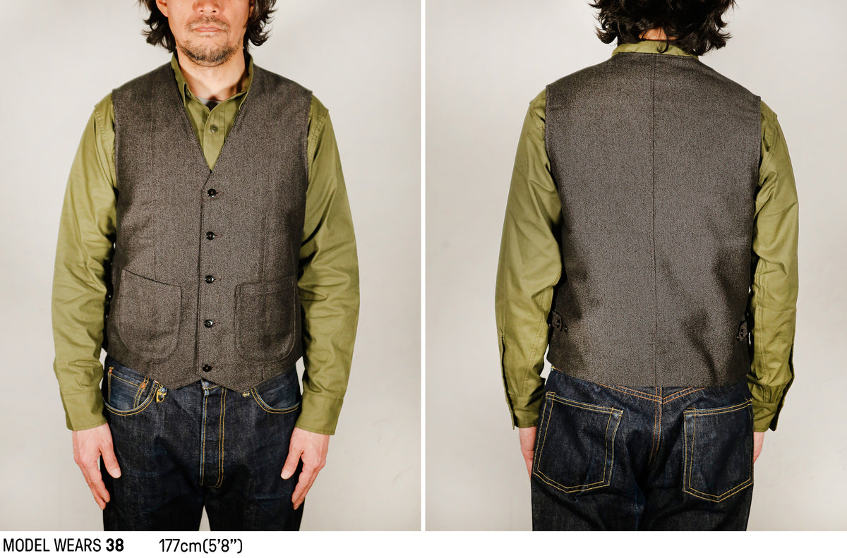 DOUBLE DIAMOND VEST / PRINTED MOLESKIN Fit Guide