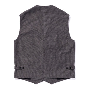 DOUBLE DIAMOND VEST / PRINTED MOLESKIN