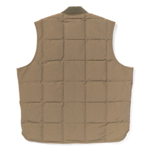 COTTON/NYLON DOWN VEST