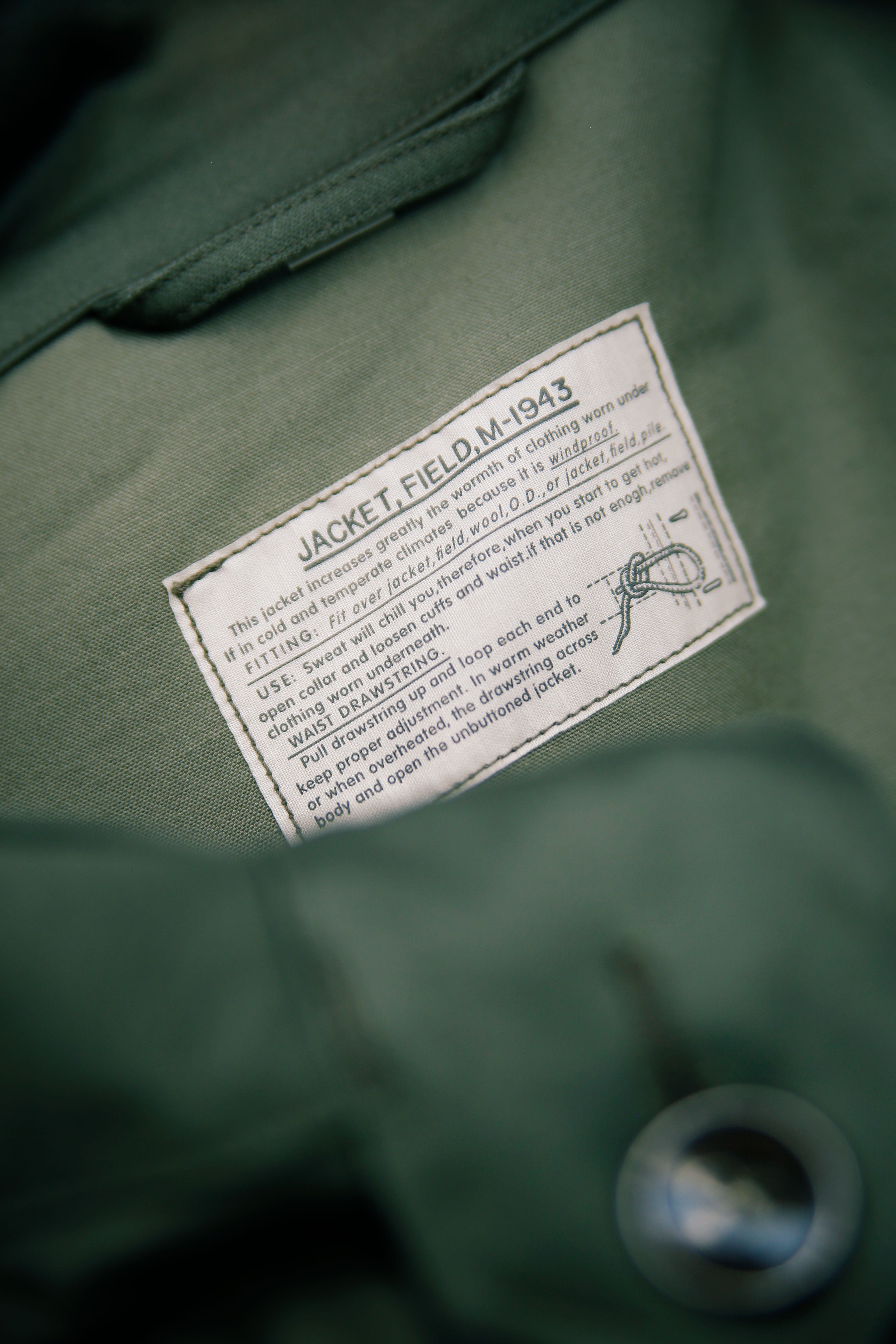 JACKETS, FIELD, M-1943 / 370-E – The Real McCoy's