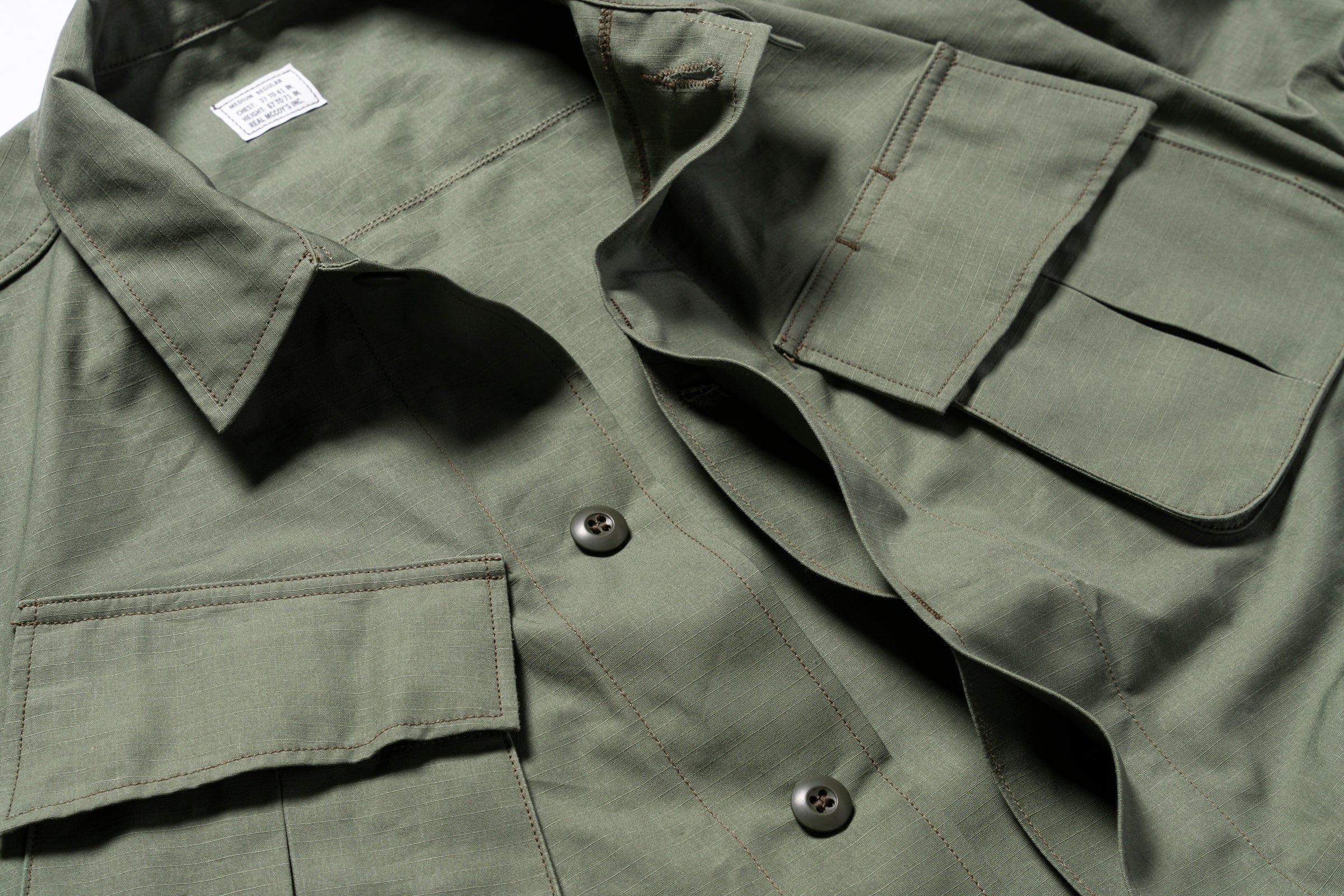 COAT, MAN'S, COTTON RIP-STOP POPLIN – The Real McCoy's