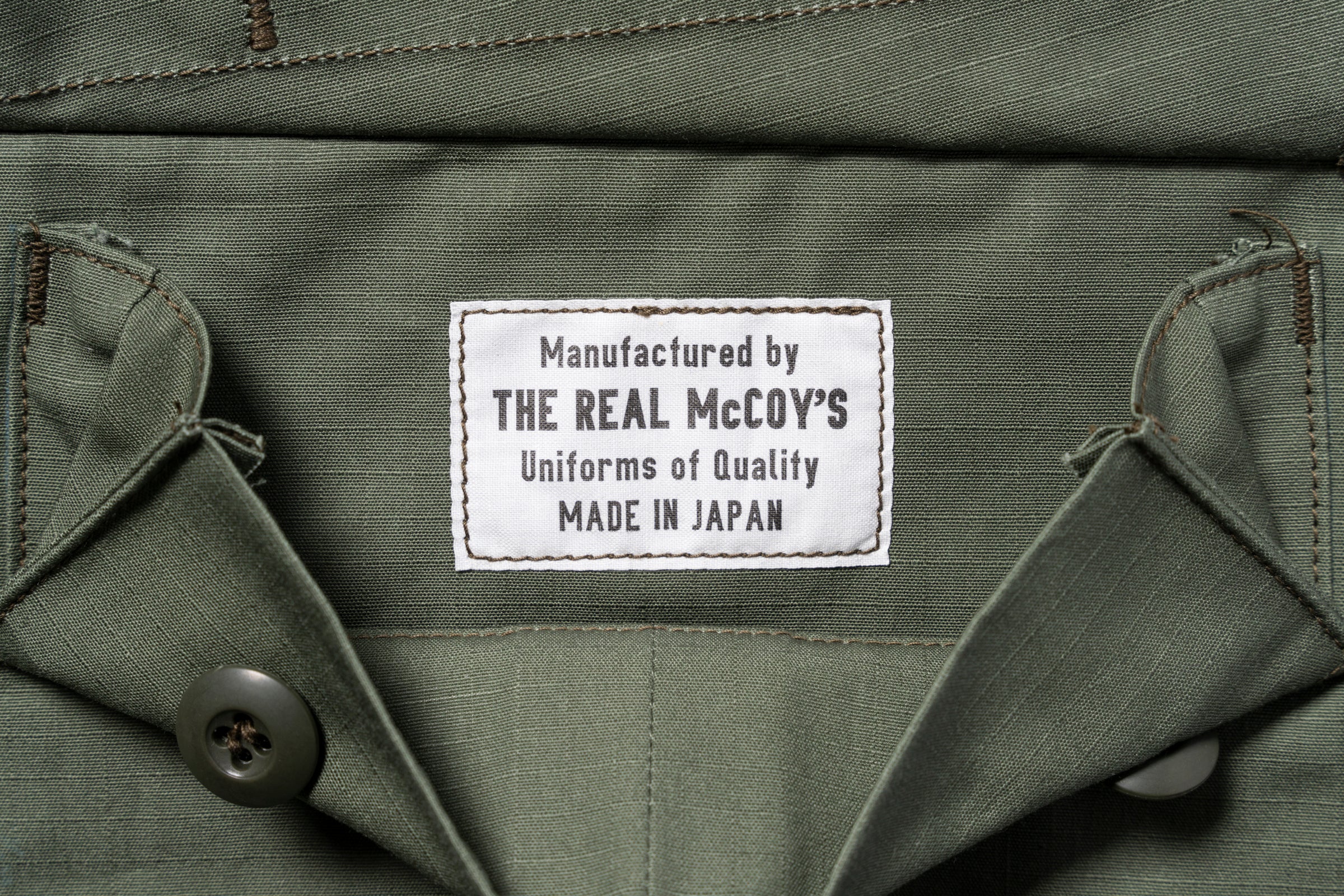 COAT, MAN'S, COTTON RIP-STOP POPLIN – The Real McCoy's