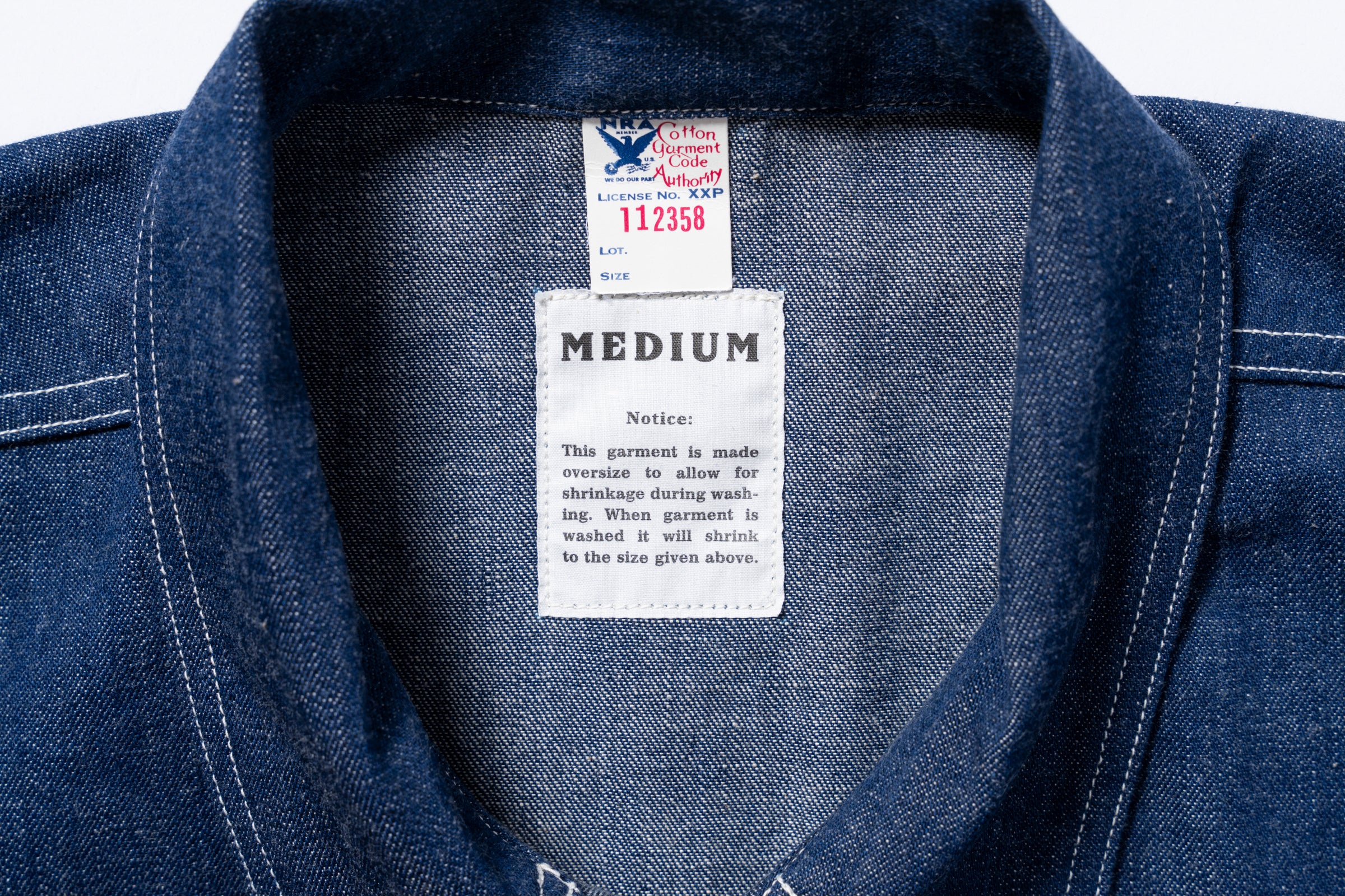 JUMPER, WORKING, DENIM, BLUE – The Real McCoy's