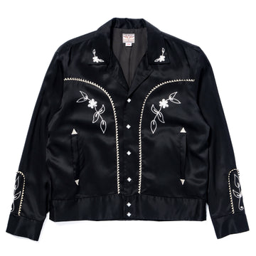 EMBROIDERED RAYON WESTERN JACKET