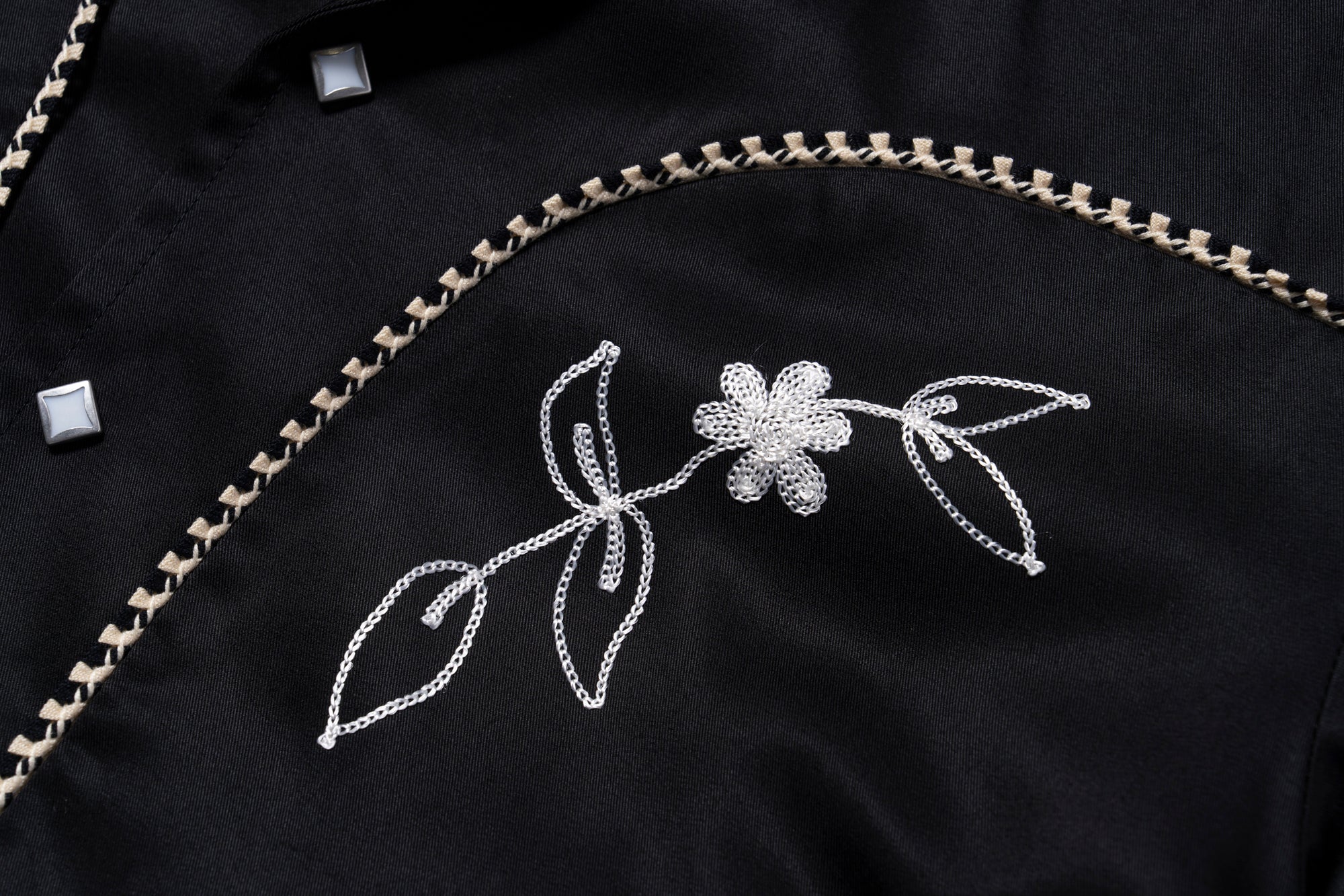 EMBROIDERED RAYON WESTERN JACKET