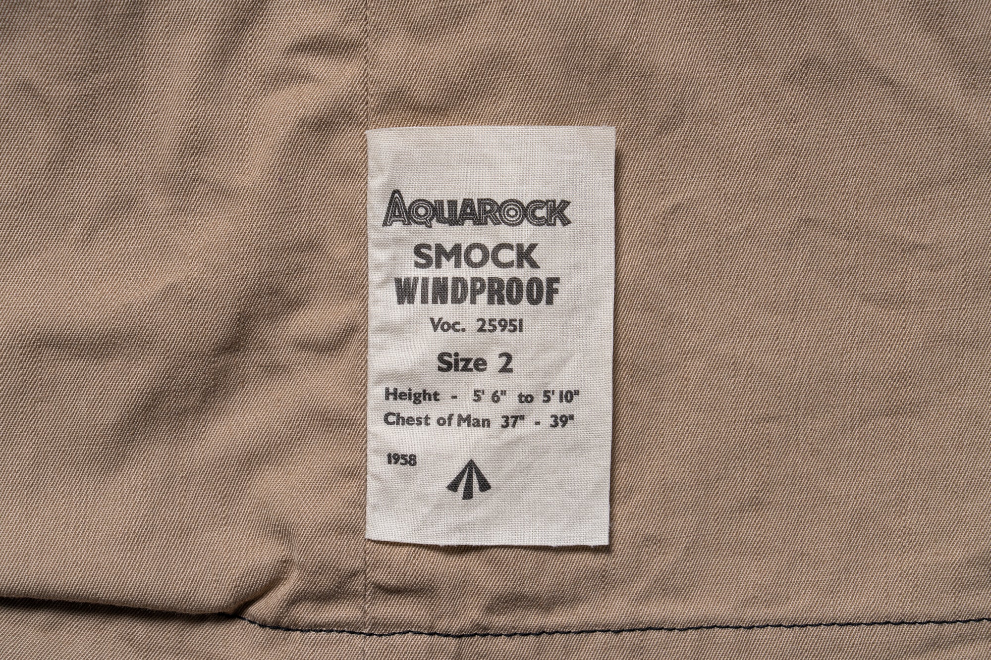 ROYAL NAVY WINDPROOF DECK SMOCK, 1st PATTERN